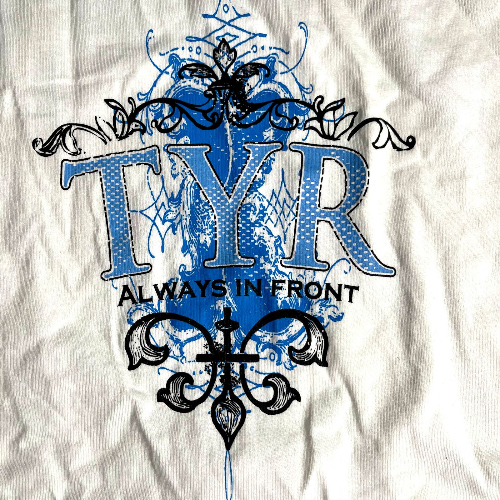 Other TYR ALWAYS IN FRONT Tshirt Tee Short Sleeve White XXL - $40 Size US XXL / EU 58 / 5 - 2 Thumbnail