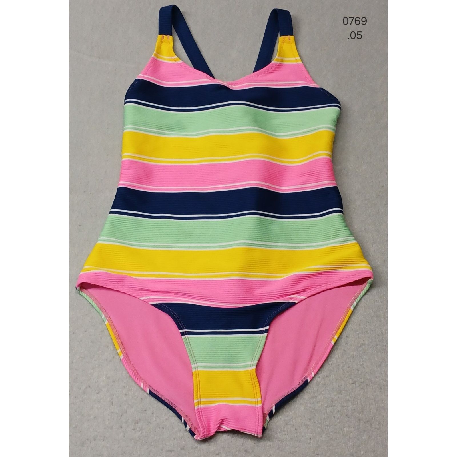Other There Abouts (XL) Women's One Pc. Multicolor Strap Swim Suit Size ONE SIZE - 1 Thumbnail