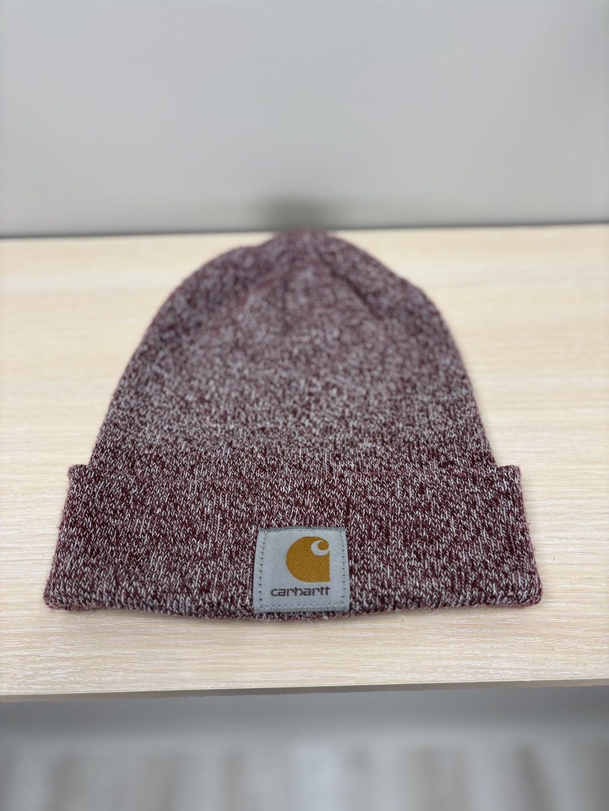 Carhartt Hat beanie Carhartt Color Burgundy Size ONE SIZE - 2 Thumbnail