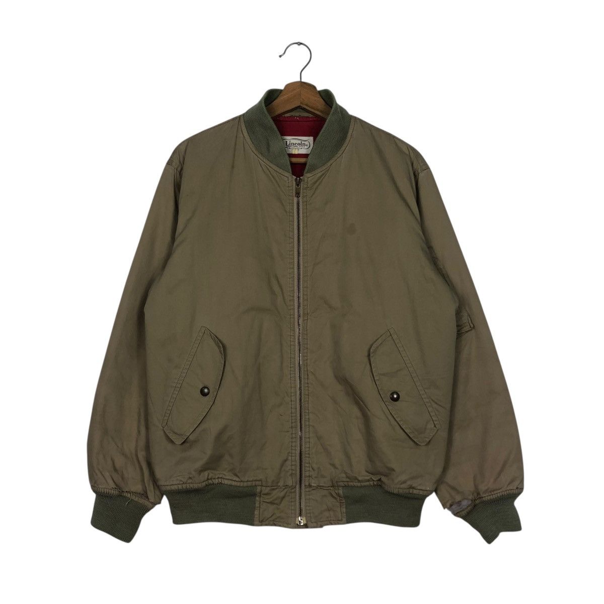 Japanese Brand 🔥VINTAGE PARACHUTE BOMBER JACKET LINCOLN ISSEY MIYAKE Size US L / EU 52-54 / 3 - 3 Thumbnail