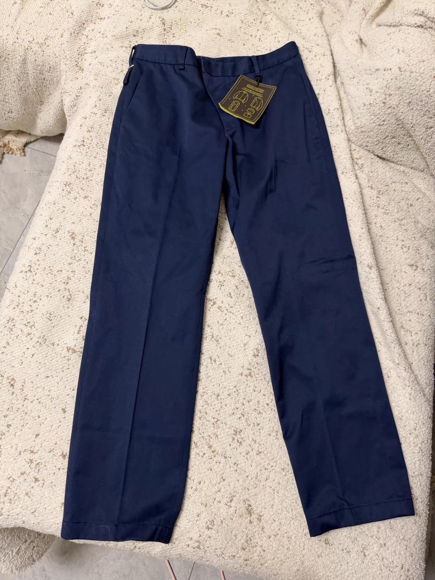 Blue Casual Pants Size 38