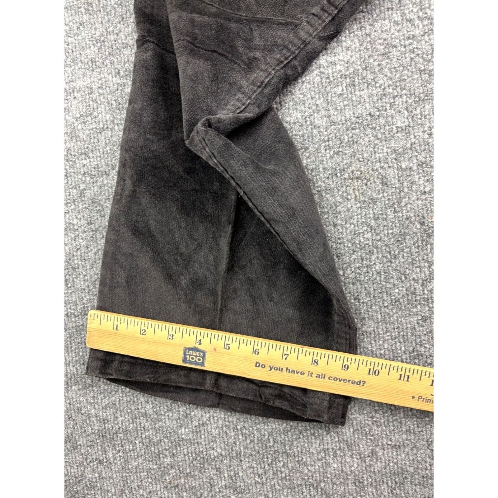 Levi's VINTAGE Levi's 517 Flare Pant Men's 32x26 Velour Disco Glam Made in USA 1970s Black California SF 207 Mens Size US 32 / EU 48 - 6 Thumbnail