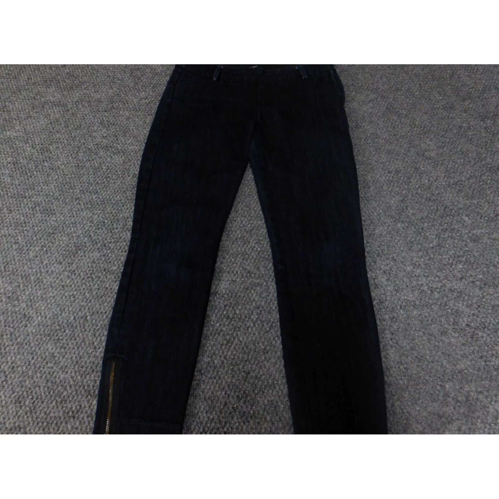 J.Crew J.CREW Jeans Womens 00 Blue Denim Skinny Slim Straight Pocket Zip 27x24 Regular Modern Designer Size 24" / US 00 / IT 34 - 7 Thumbnail