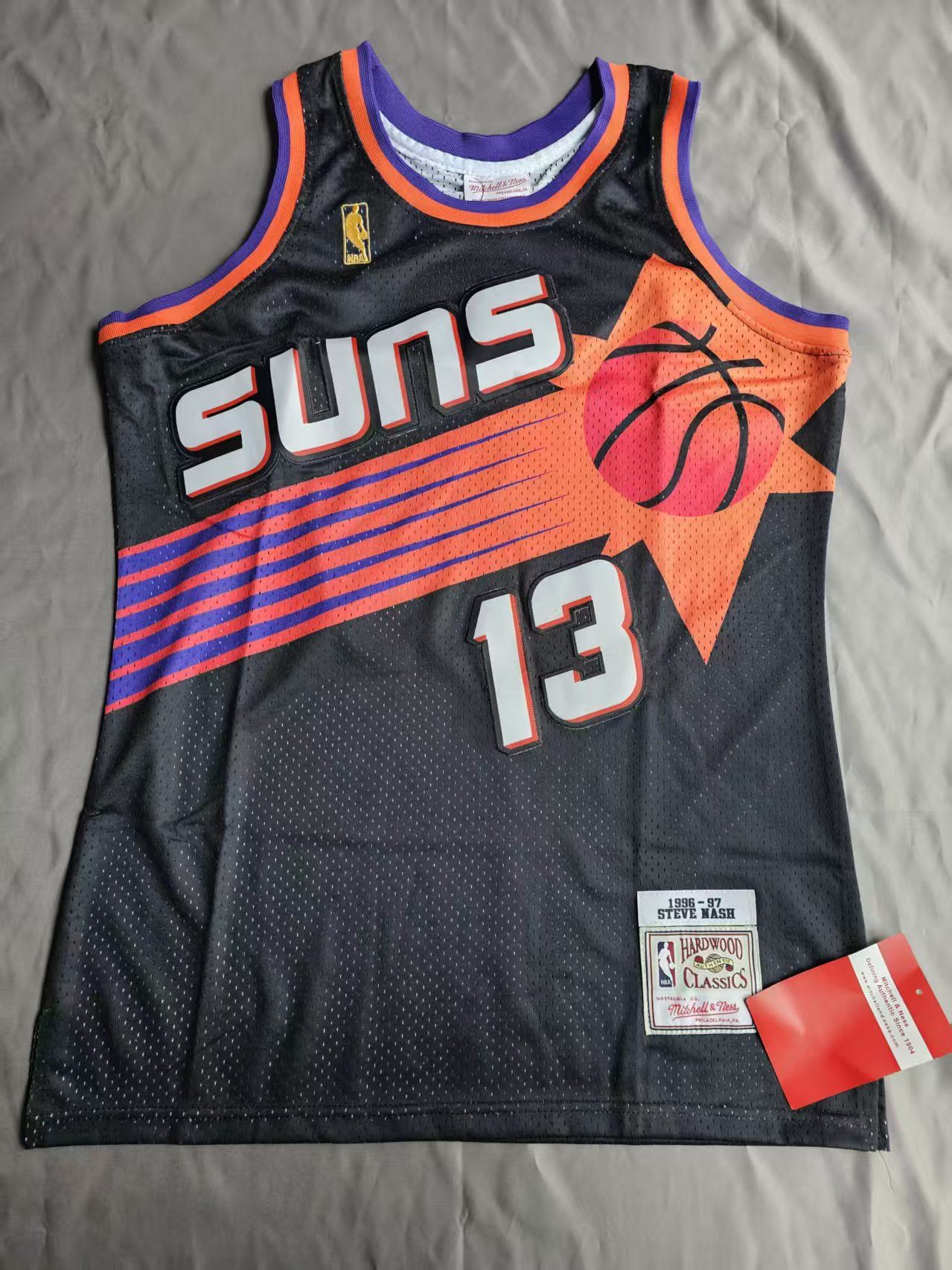 NBA #13 Steve Nash Jersey Phoenix Suns 1999 97 Size US XXL / EU 58 / 5 - 2 Thumbnail