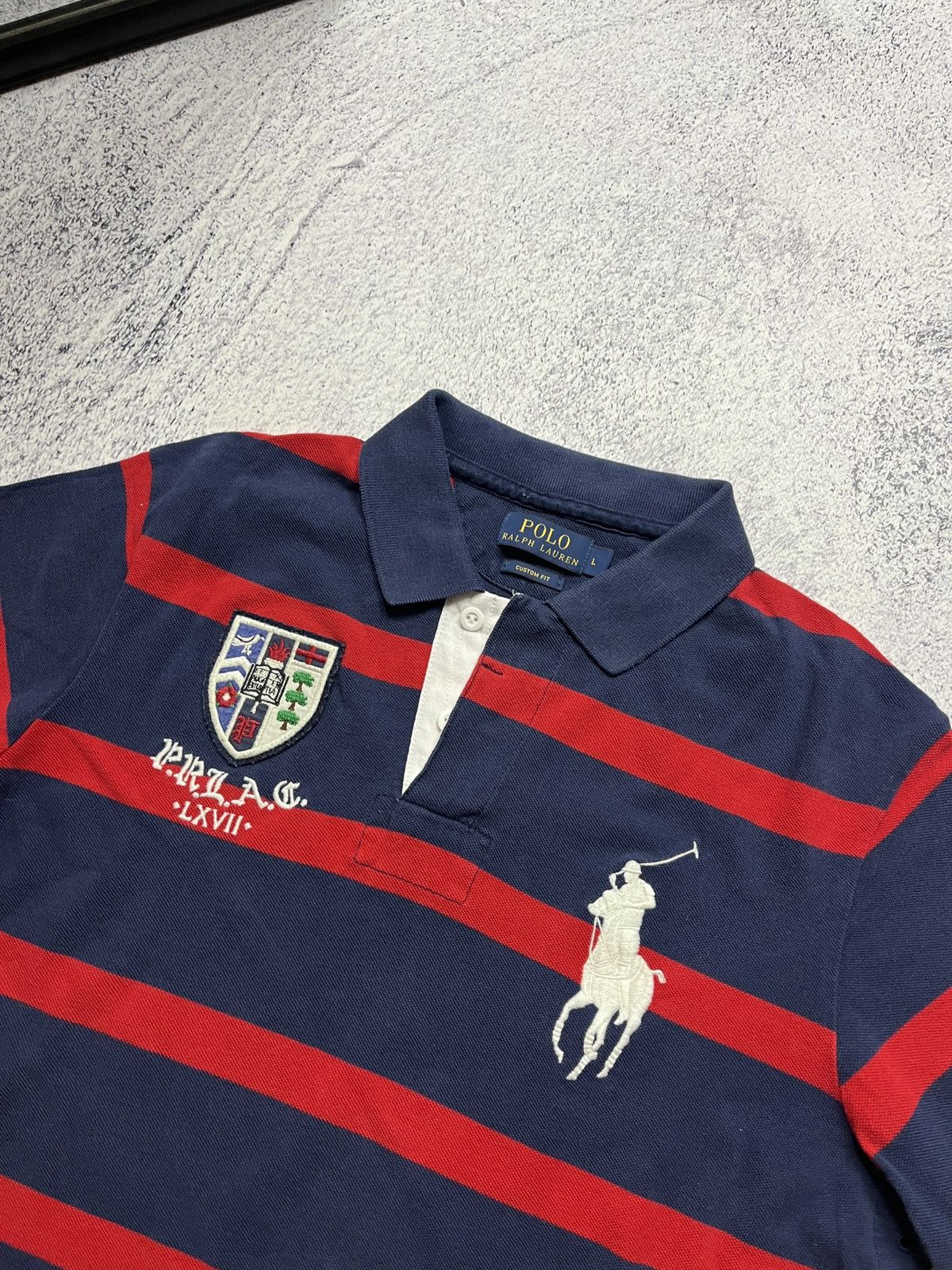 Polo Ralph Lauren Vintage Polo Ralph Lauren Rugby Polo Shirt PRLAC Big Pony Size US M / EU 48-50 / 2 - 4 Thumbnail