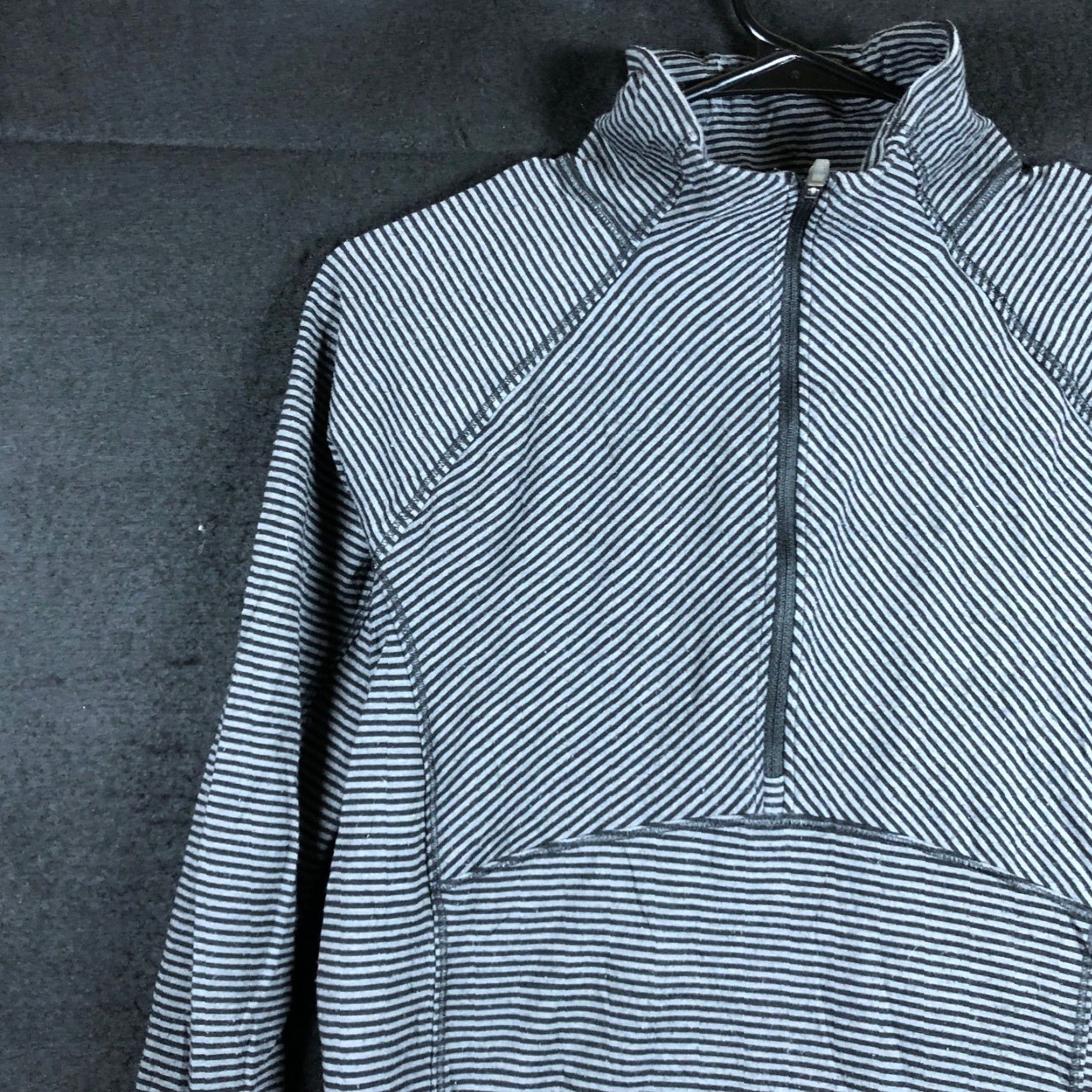Vintage Columbia Shirt Womens Black Gray Striped 1/4 Zip Long Sleeve Omni-Wick M Size M / US 6-8 / IT 42-44 - 4 Thumbnail