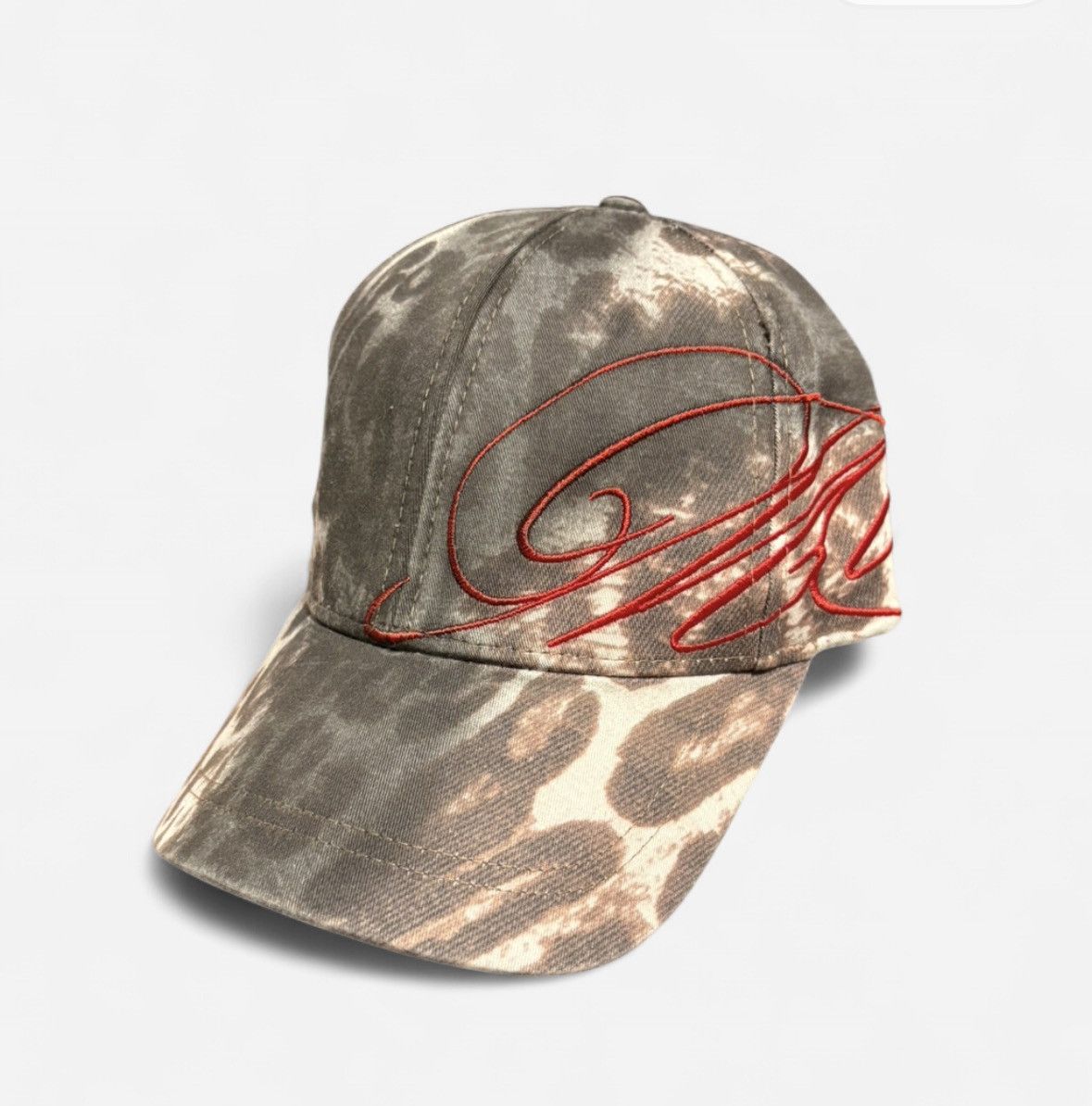 Mowalola Mowalola London Cheetah Script Logo Hat Cap | Grailed