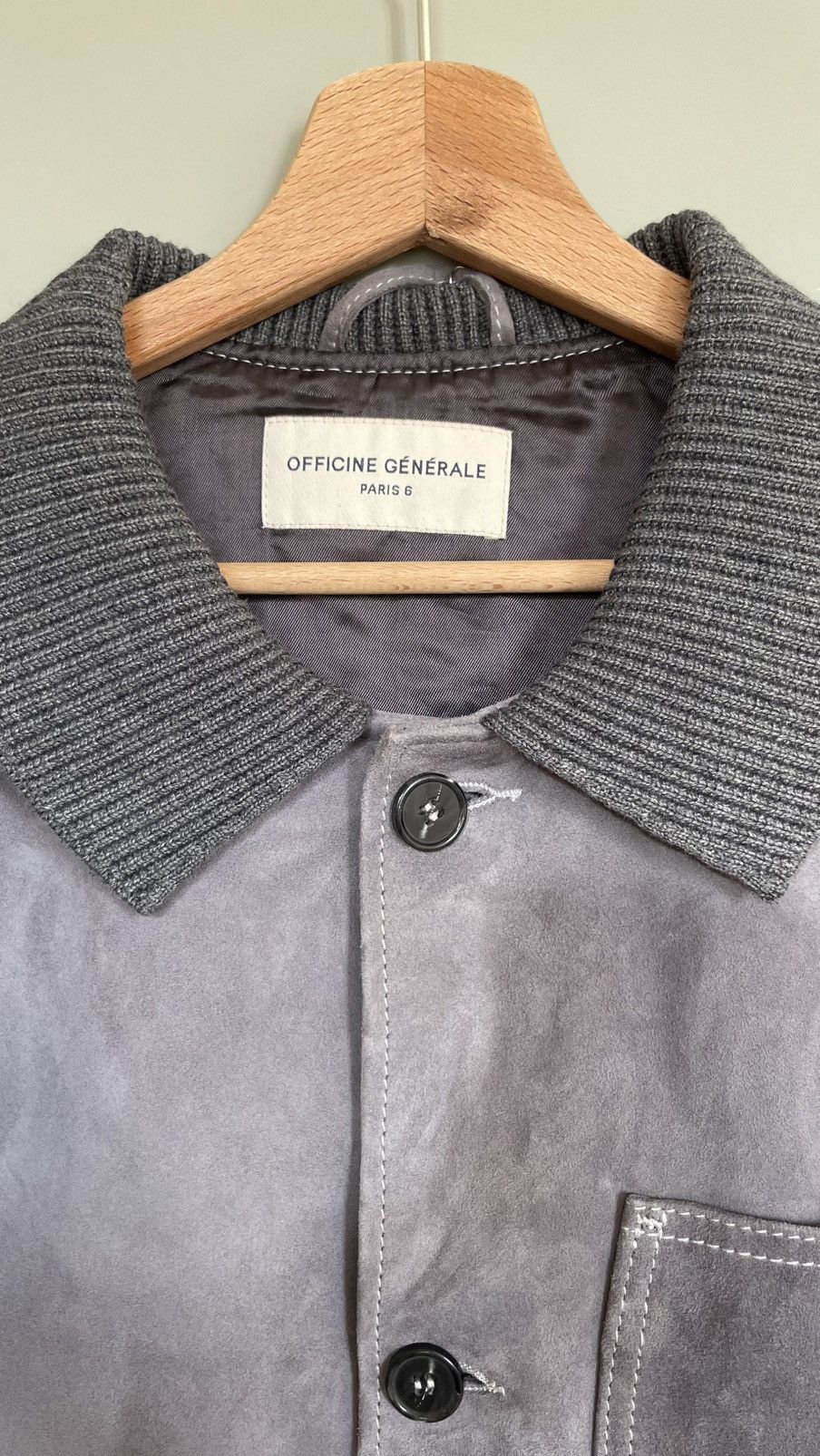 Officine Generale Officine generale suede jacket Size US S / EU 44-46 / 1 - 3 Thumbnail