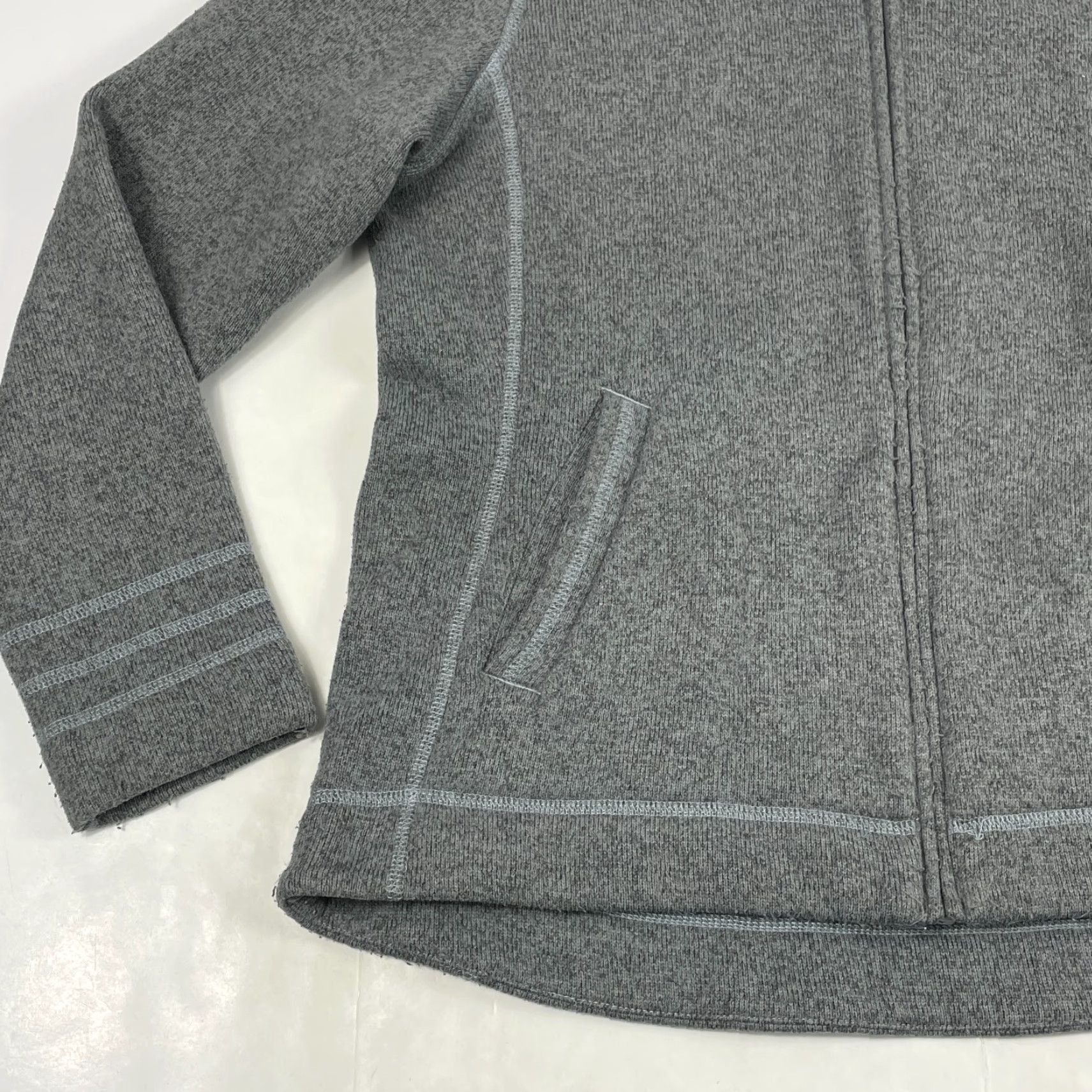 The North Face The North Face Jacket Women XL Gray Full Zip Fleece Outdoor Everyday Basic Jacket Mens? Womens Size XL / US 12-14 / IT 48-50 - 6 Thumbnail