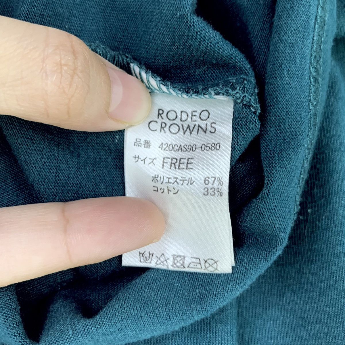 Other THE RODEO CROWN Asa Basics Backhit Tee Shirt Top Size XL / US 12-14 / IT 48-50 - 7 Thumbnail