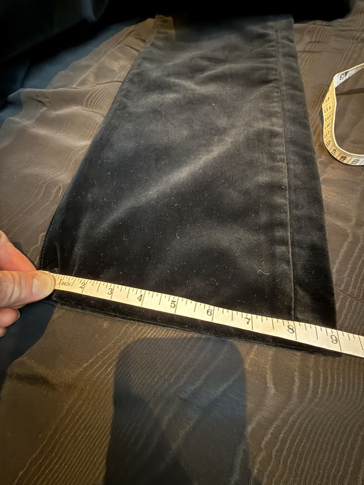 Celine Holy Grail FW20 Celine dylan velvet black flared jeans 31 Size US 31 - 21 Thumbnail