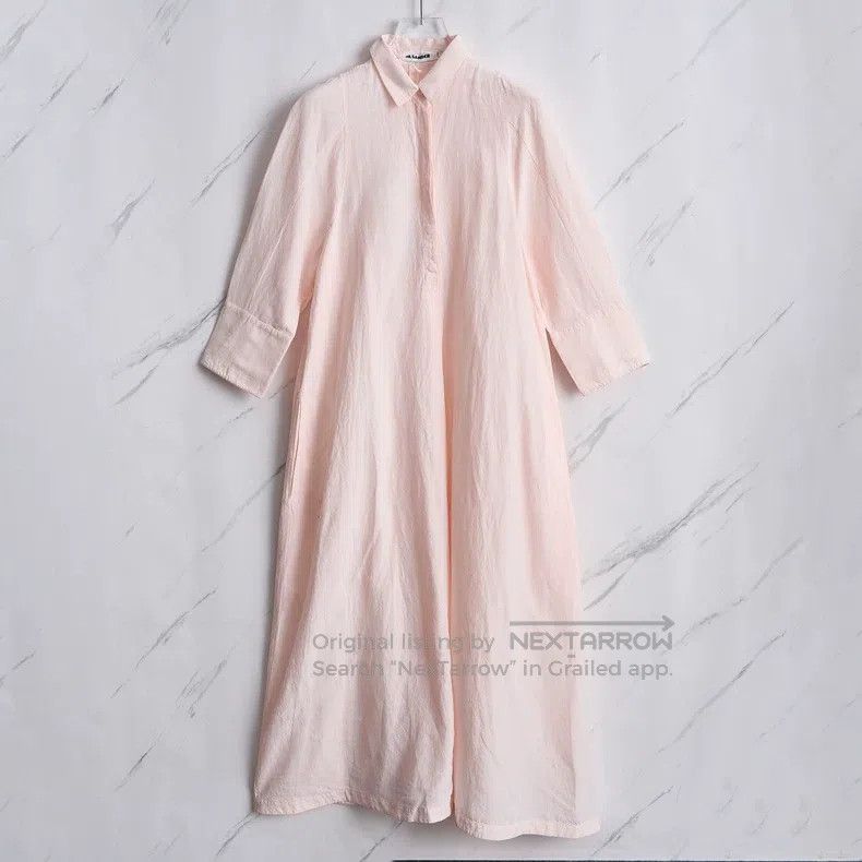 Jil Sander Jil Sander size 32 Women's minimalist solid color shirt dre Size XS / US 0-2 / IT 36-38 - 1 Thumbnail