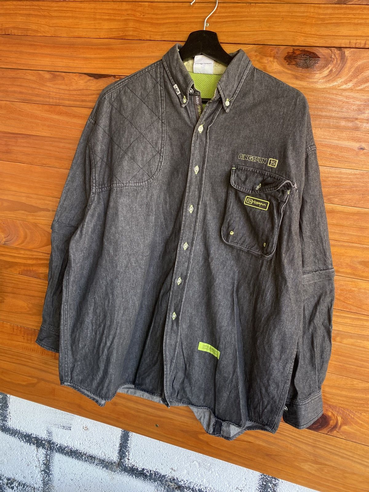 Ringspun Ringspun Vintage Military-Inspired Long Sleeve Shirt Size US M / EU 48-50 / 2 - 4 Thumbnail