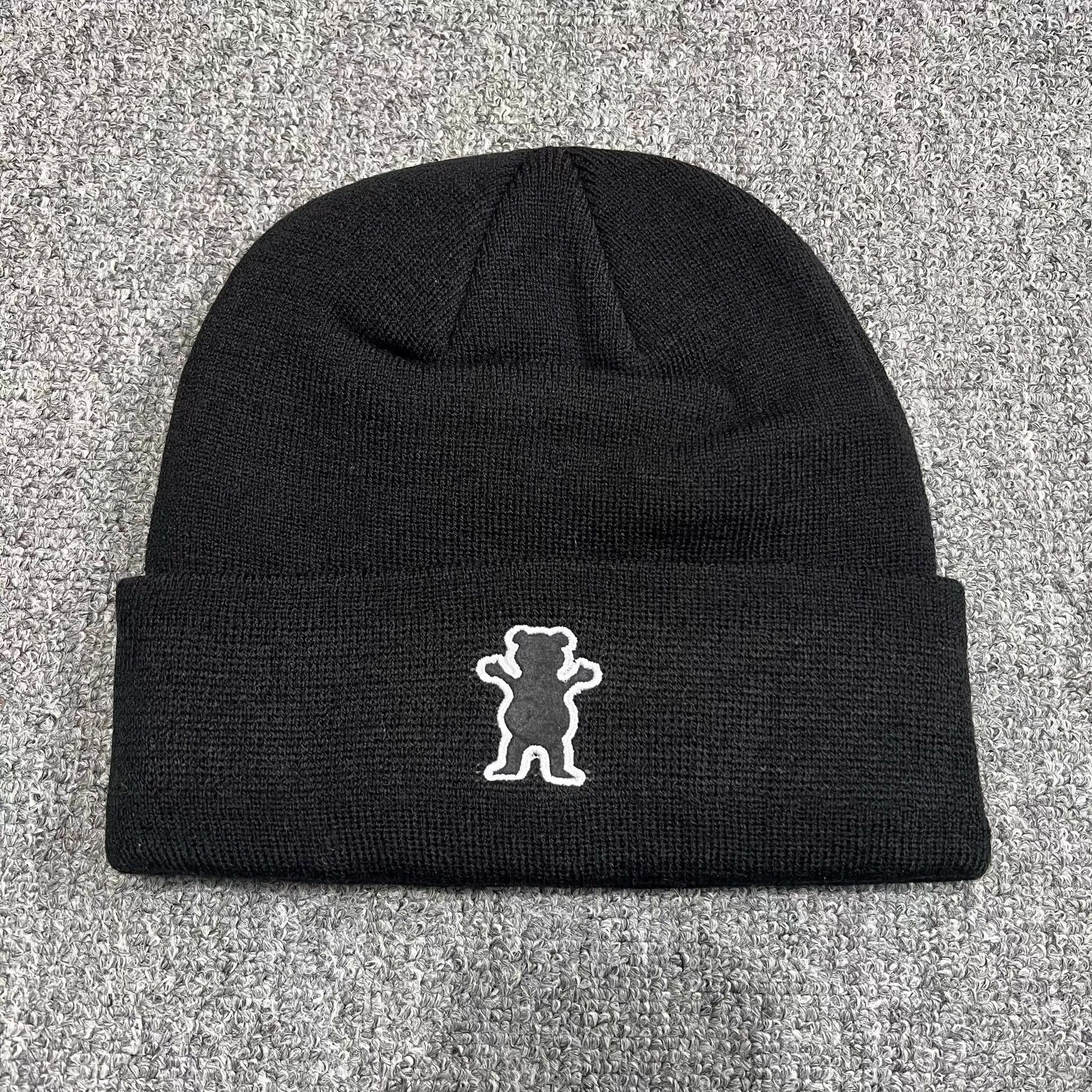 Grizzly Griptape Grizzly Griptape bear embroidered knit beanie Q7 Size ONE SIZE - 7 Thumbnail