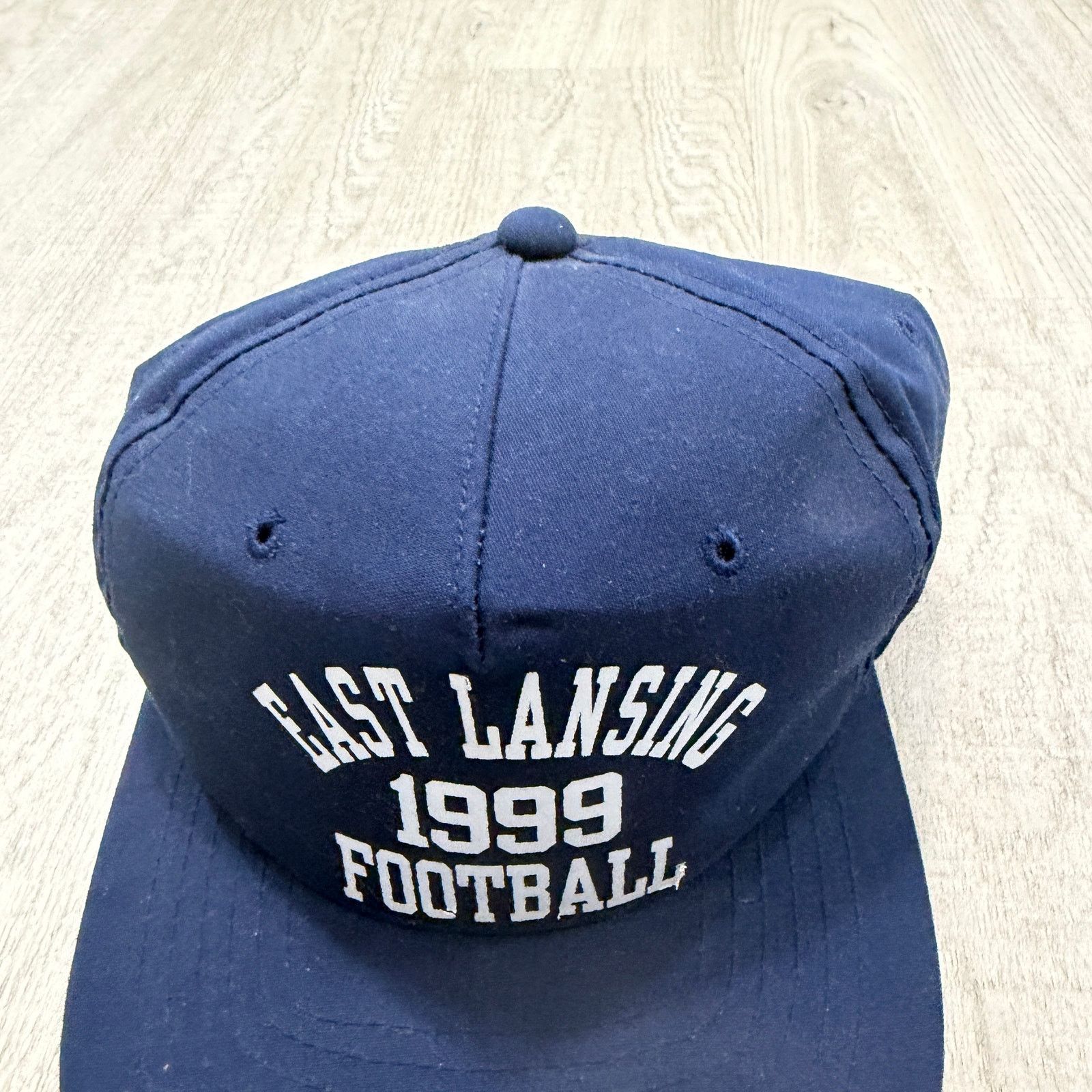 Vintage Vintage East Lansing Football Snapback Hat 1999 Adjustable Size ONE SIZE - 2 Thumbnail