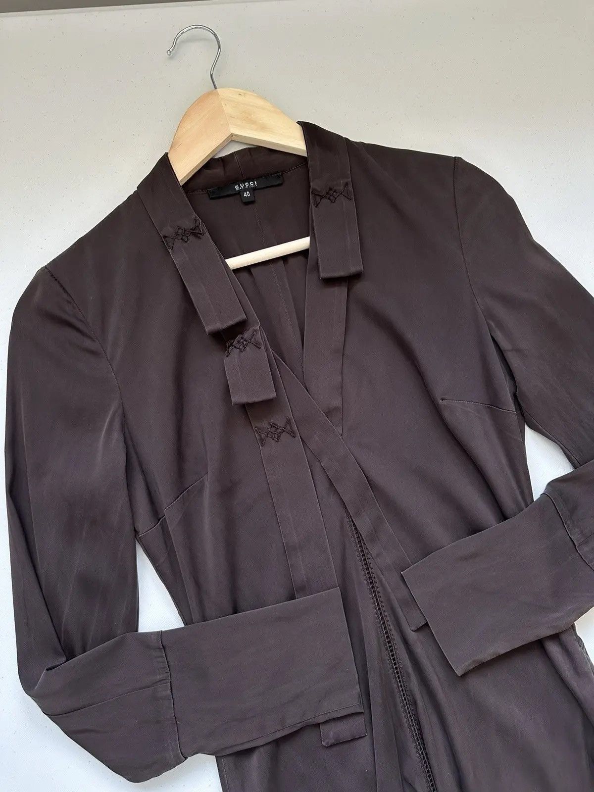 Gucci Vintage Y2k Gucci Maxi Dress Size S / US 4 / IT 40 - 9 Thumbnail