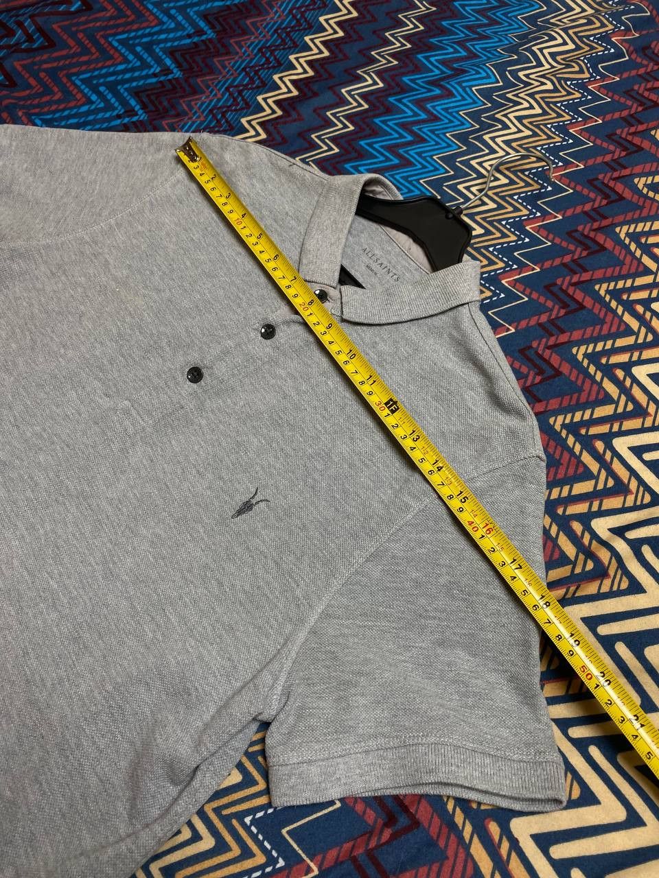 Allsaints Streetwear T-Shirt Allsaints gray polos Y2K Vintage Size US M / EU 48-50 / 2 - 11 Thumbnail
