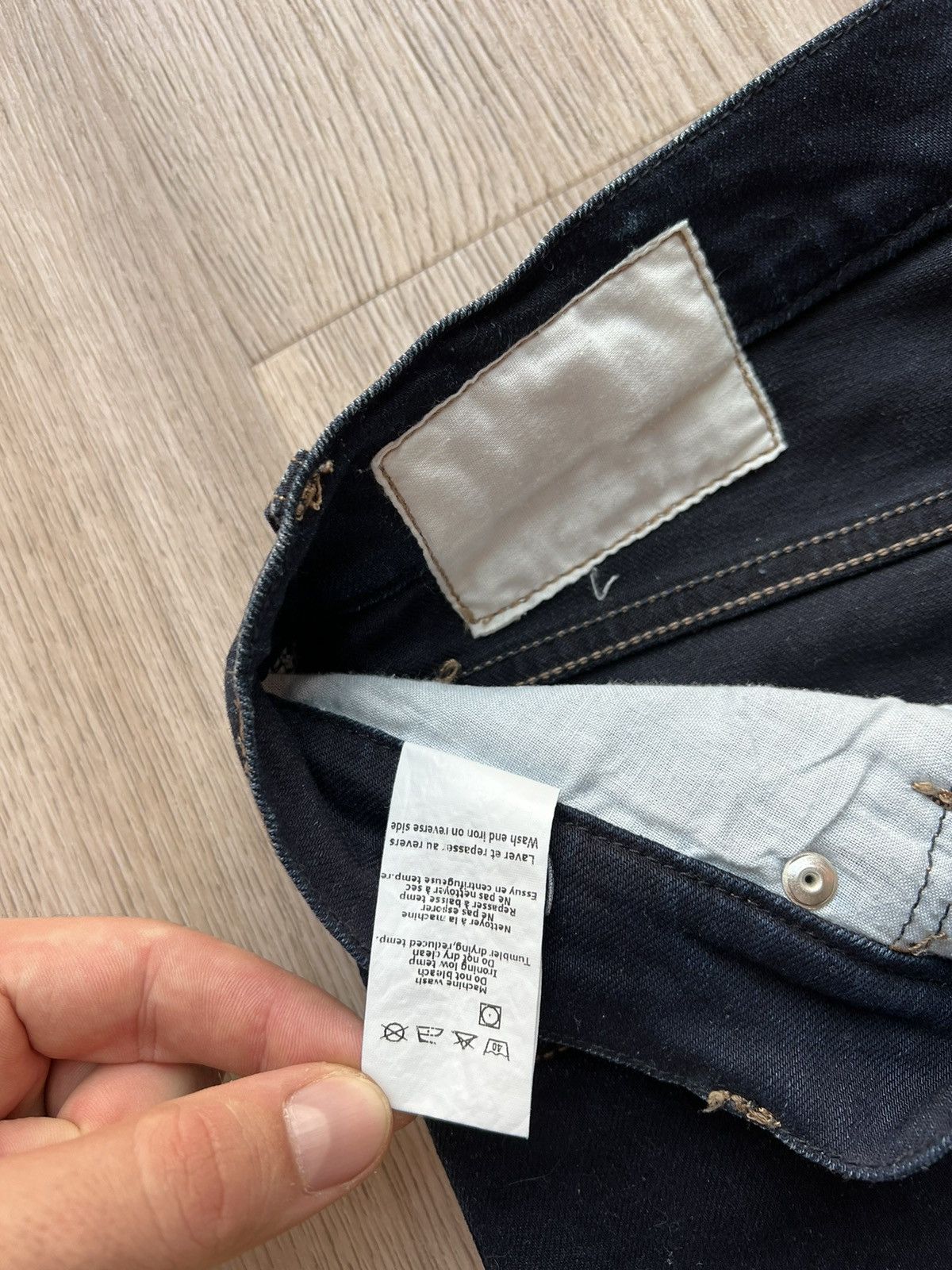 Jil Sander × Vintage Vintage Jil Sander Dark Blue Jeans Denim Pants Size US 32 / EU 48 - 9 Thumbnail