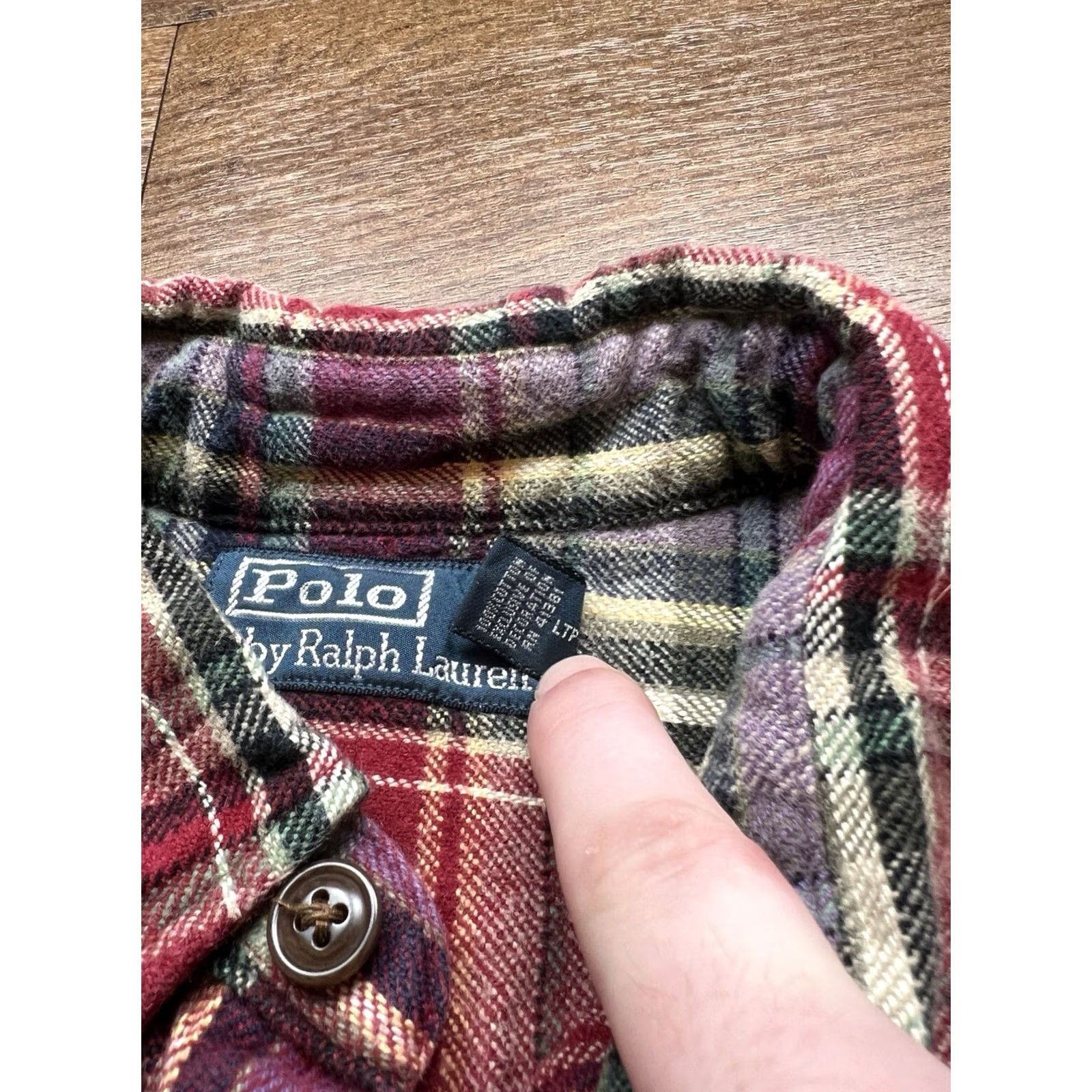 Polo Ralph Lauren Vintage Polo Ralph Lauren Plaid Flannel Shirt - Medium - Suede Elbow Patches Size US M / EU 48-50 / 2 - 6 Thumbnail