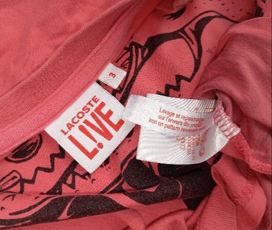 Lacoste Lacoste tshirt 🐊 AOP rare Size US S / EU 44-46 / 1 - 3 Thumbnail