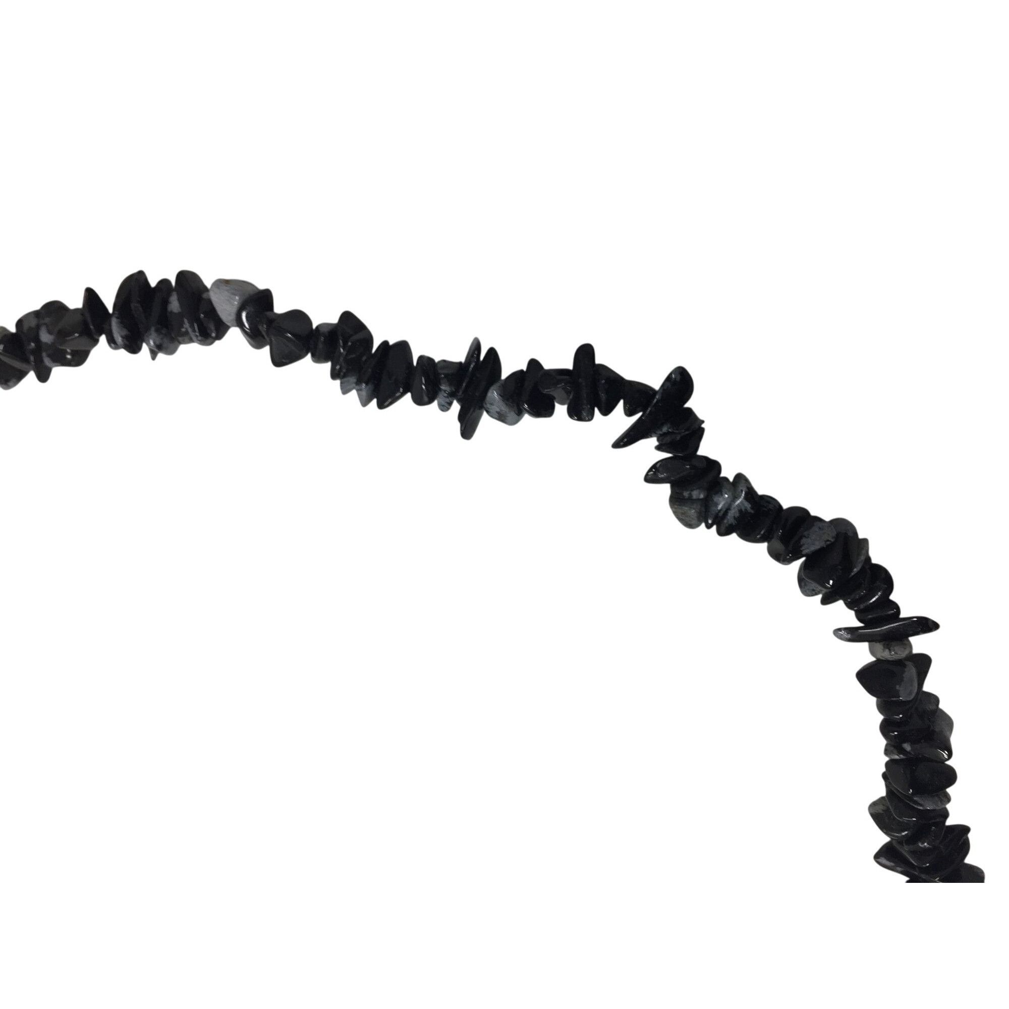 Other Womens Black and Grey Gemstone Chip/Shell Necklace Size ONE SIZE - 2 Thumbnail