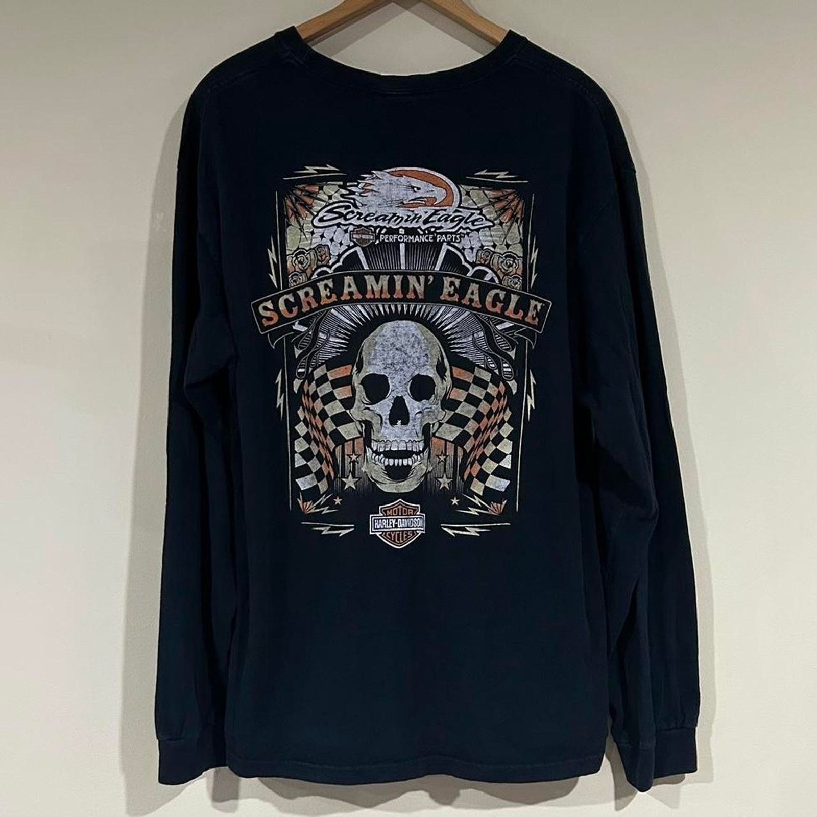 Harley Davidson Harley Davidson Screamin’ Eagle Tee Shirt Size US XL / EU 56 / 4 - 2 Thumbnail
