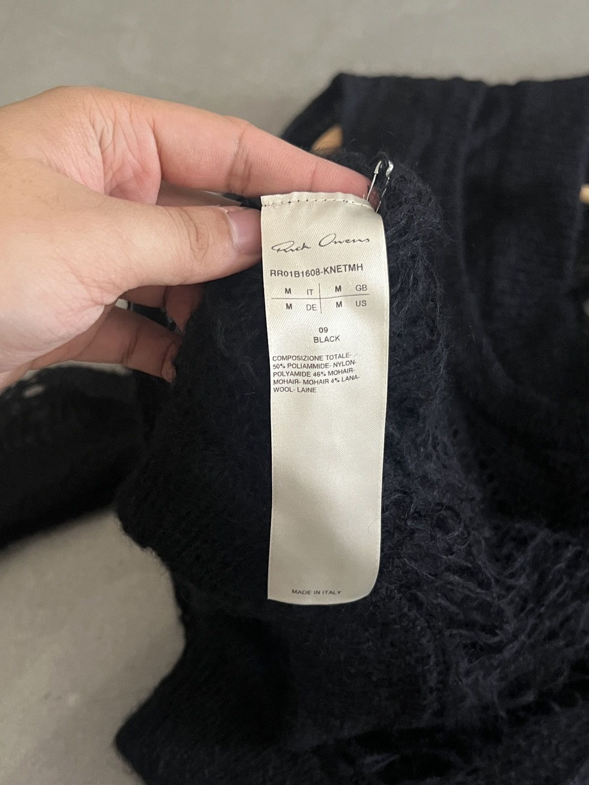 Rick Owens SS22 Rick Owen Fogachine Runway Banana Knit Spider Sweater Size US M / EU 48-50 / 2 - 8 Thumbnail