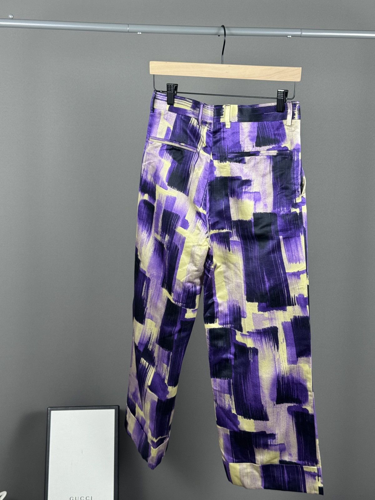 Dries Van Noten Wmns Dries Van Noten Silk Pants Size 36" / US 14 / IT 50 - 4 Thumbnail