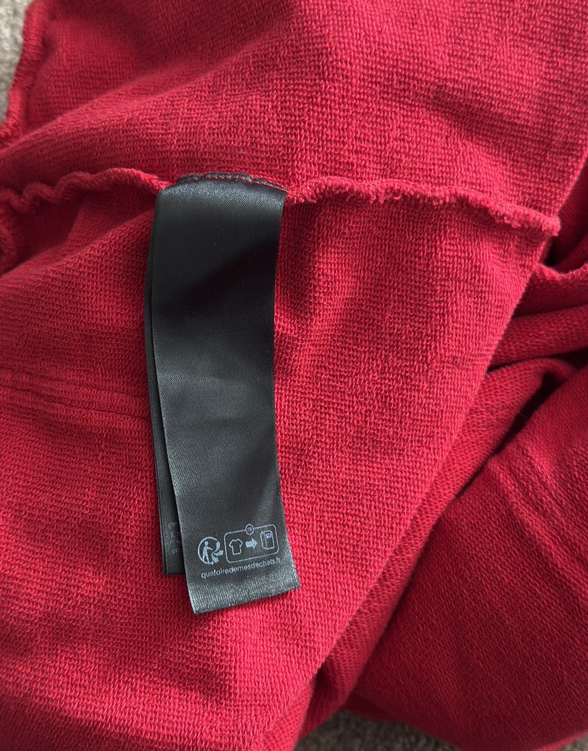 Balenciaga Balenciaga "Many Kisses" Germany Hoodie Red Size 1 Size US S / EU 44-46 / 1 - 8 Thumbnail