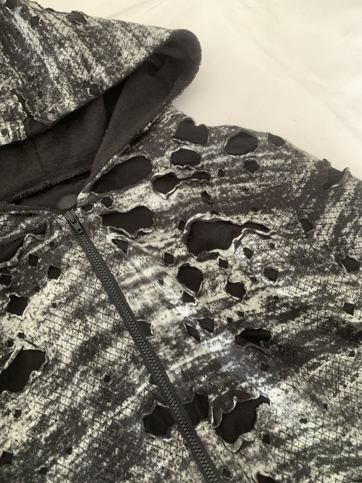 Kapital Japanese Snake Skin Double Layer distressed hoodie Size US M / EU 48-50 / 2 - 6 Thumbnail