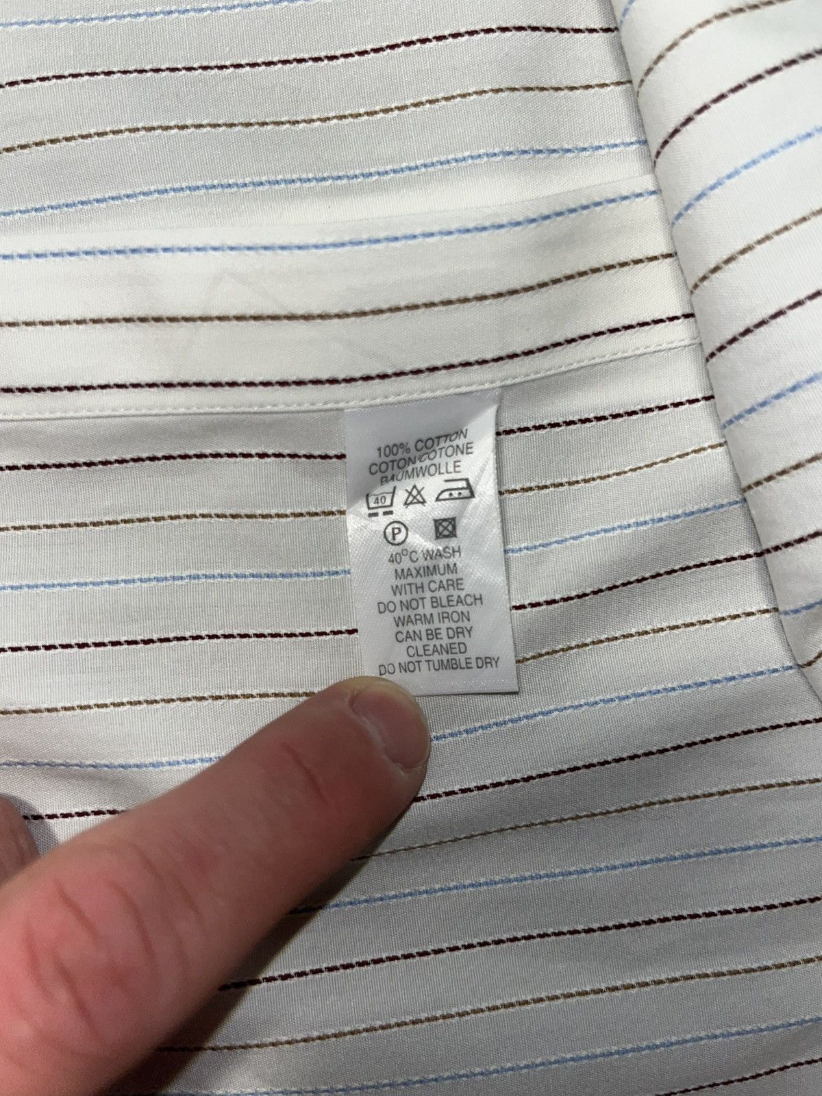 Paul Smith Vintage Paul Smith Dress Shirt (Like New) Size US L / EU 52-54 / 3 - 6 Thumbnail