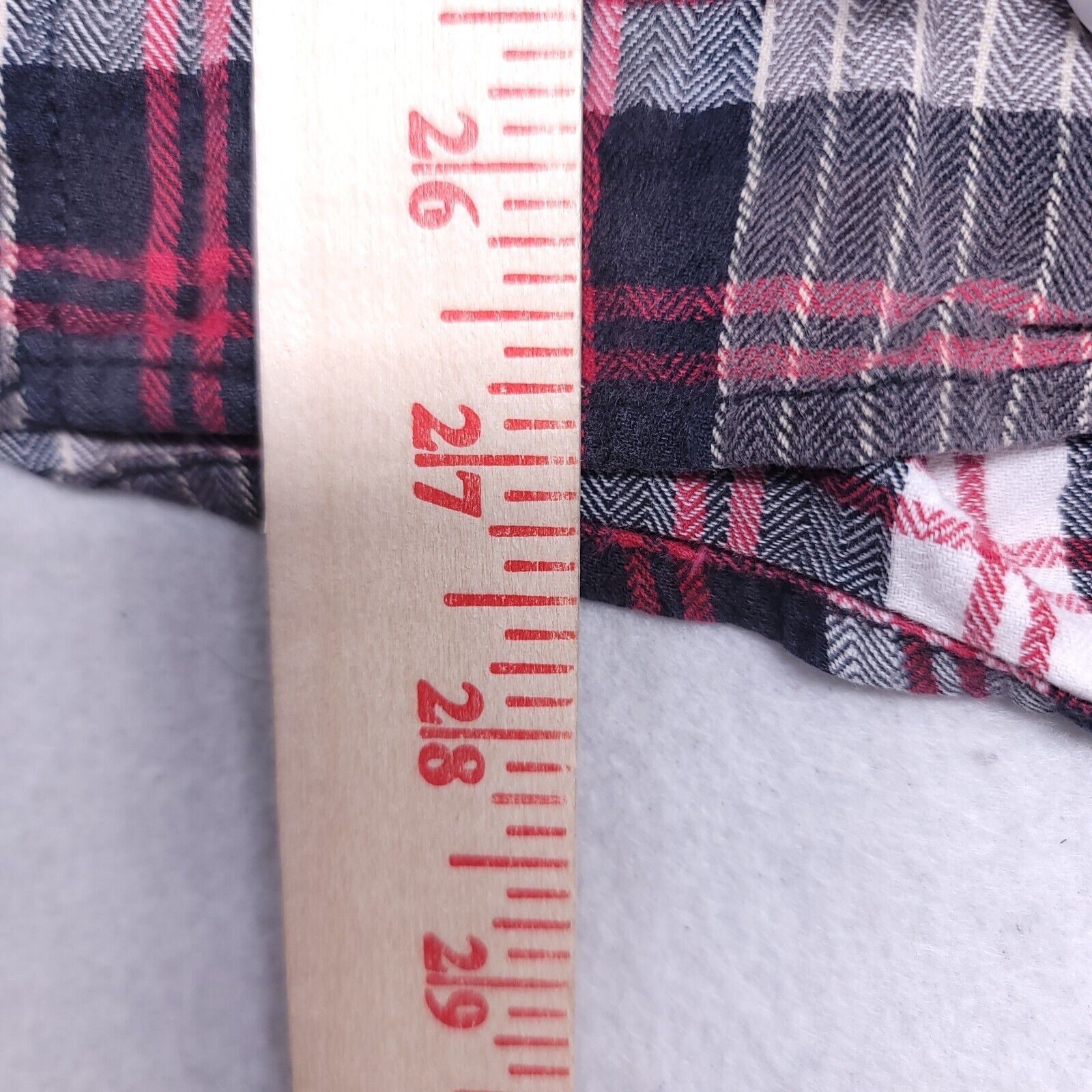 Mambo Mambo Tartan Flannel Casual Shirt Mens Size Small S Gray Red Size US S / EU 44-46 / 1 - 7 Thumbnail