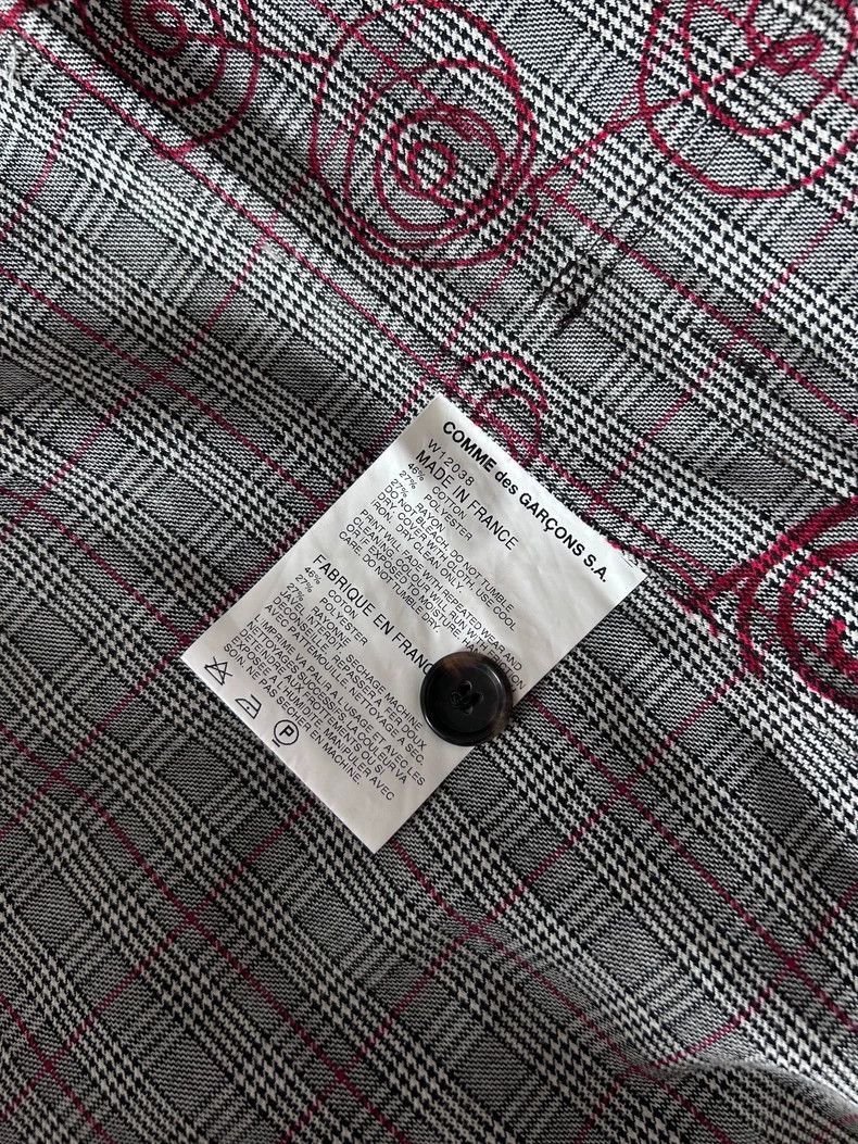 Comme des Garcons Vintage Comme des Garçons Checkered Blazer-2505 Size US L / EU 52-54 / 3 - 5 Thumbnail