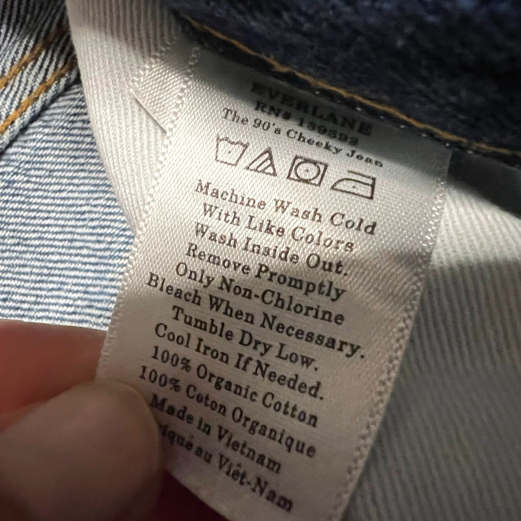 Everlane Everlane Jeans Womens 27 Ankle 90s High Rise Cropped Blue Denim Pants Womens Jeans 27 Ankle Cropped Blue Denim 90s Size 27" / US 4 / IT 40 - 6 Thumbnail