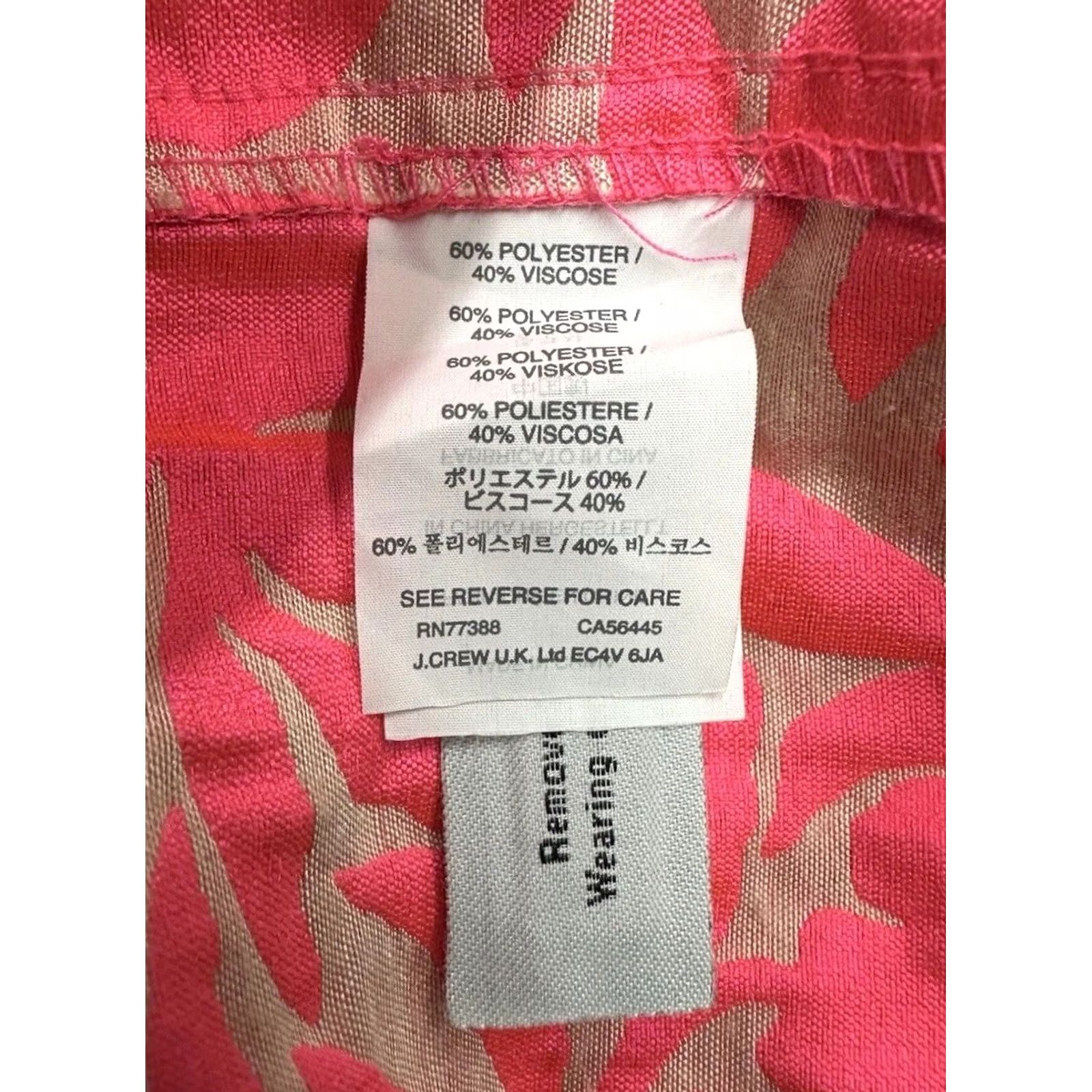 J.Crew J.CREW Seamed Shell Plumeria Floral Sleeveless Top Women 0 Multicolor Blouse Sleeveless Floral Pattern Size XS / US 0-2 / IT 36-38 - 5 Thumbnail