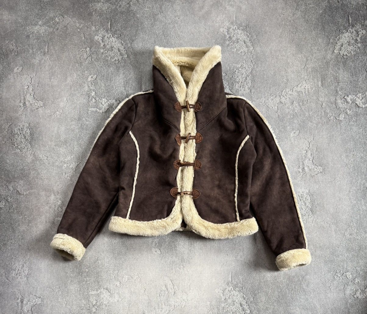 Mexx MEXX I46/FR44 lined leather brown jacket coat miss sixty LGB Size L / US 10 / IT 46 - 8 Thumbnail