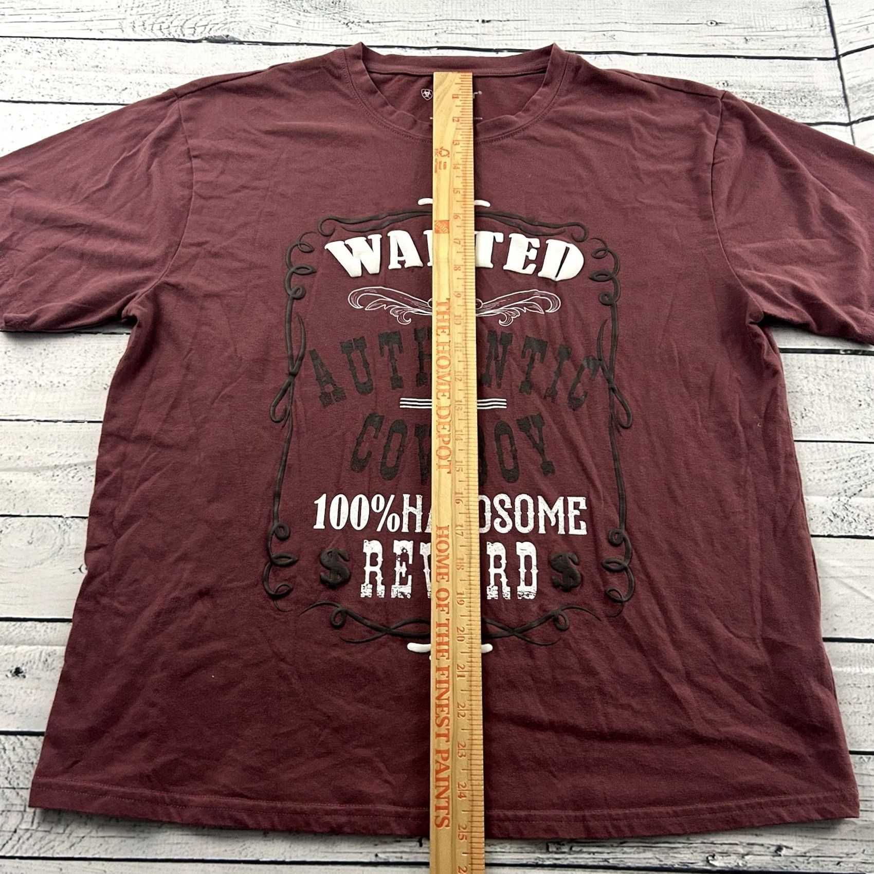 Ariat Ariat Women's T-Shirt Short Sleeve Relaxed Fit Maroon Red M Size Adult Shirts Ladies Mens? Size M / US 6-8 / IT 42-44 - 3 Thumbnail