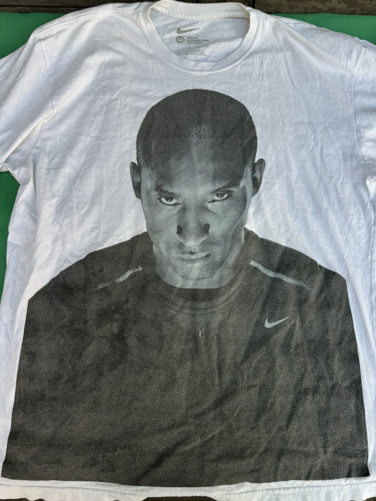 Image of Nike Kobe Bryant Big Face in White, Men's (Size 2XL)