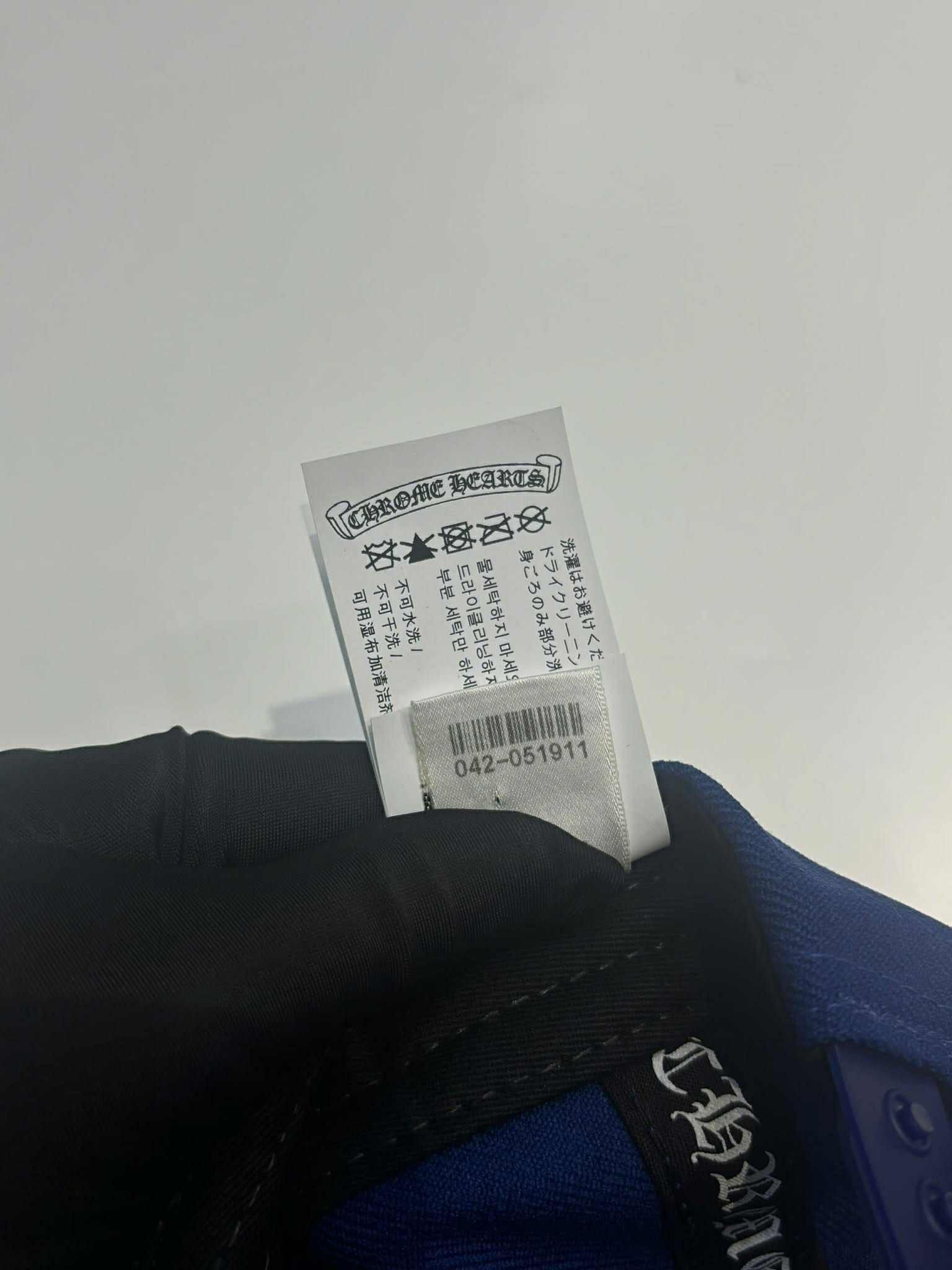 Chrome Hearts Chrome Hearts 6 Panel On Field CH White Baseball Cap Blue Size ONE SIZE - 10 Thumbnail