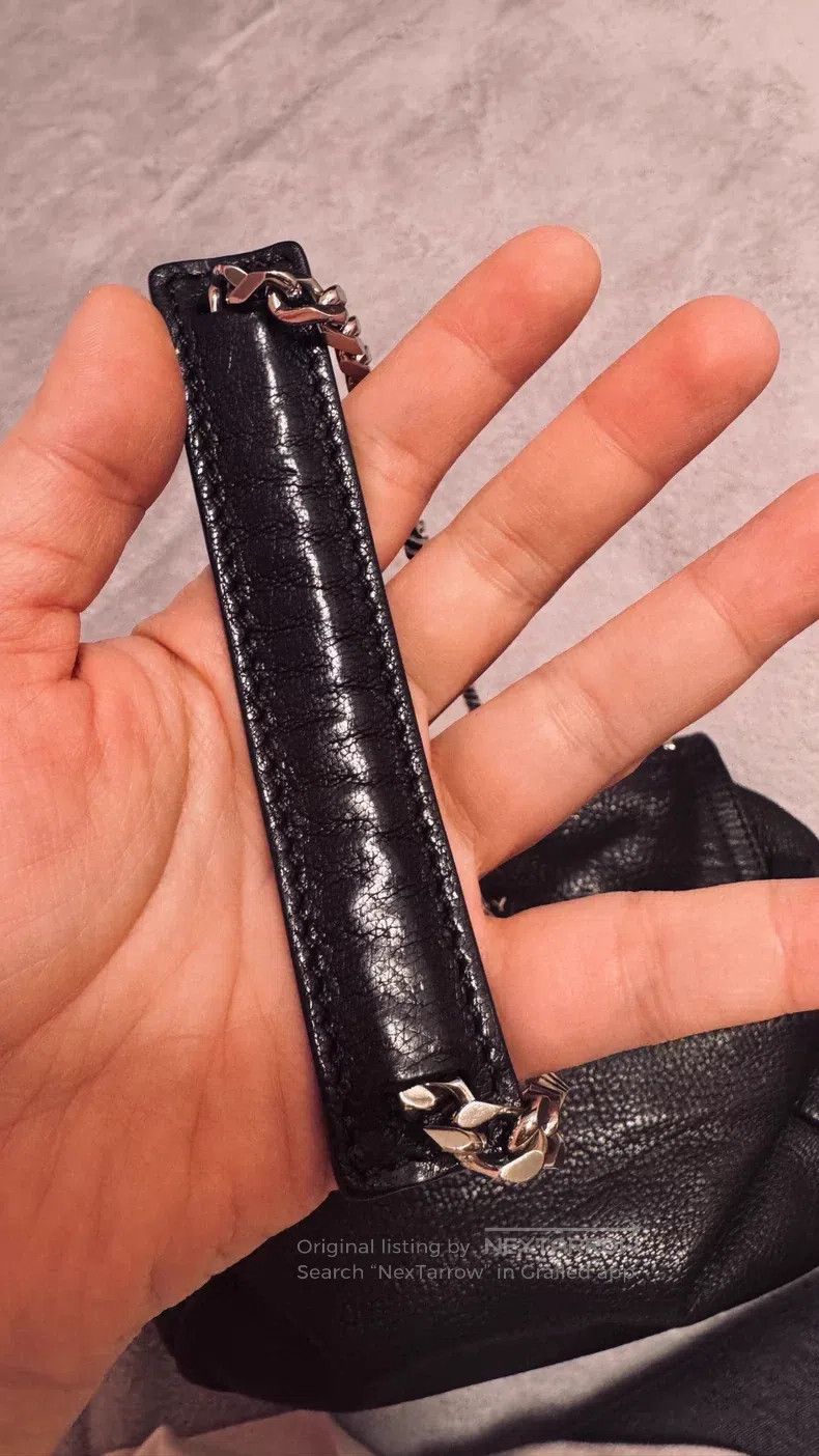 Givenchy Givenchy Classic Pandora Chain Bag (Black Leather) Size ONE SIZE - 4 Thumbnail