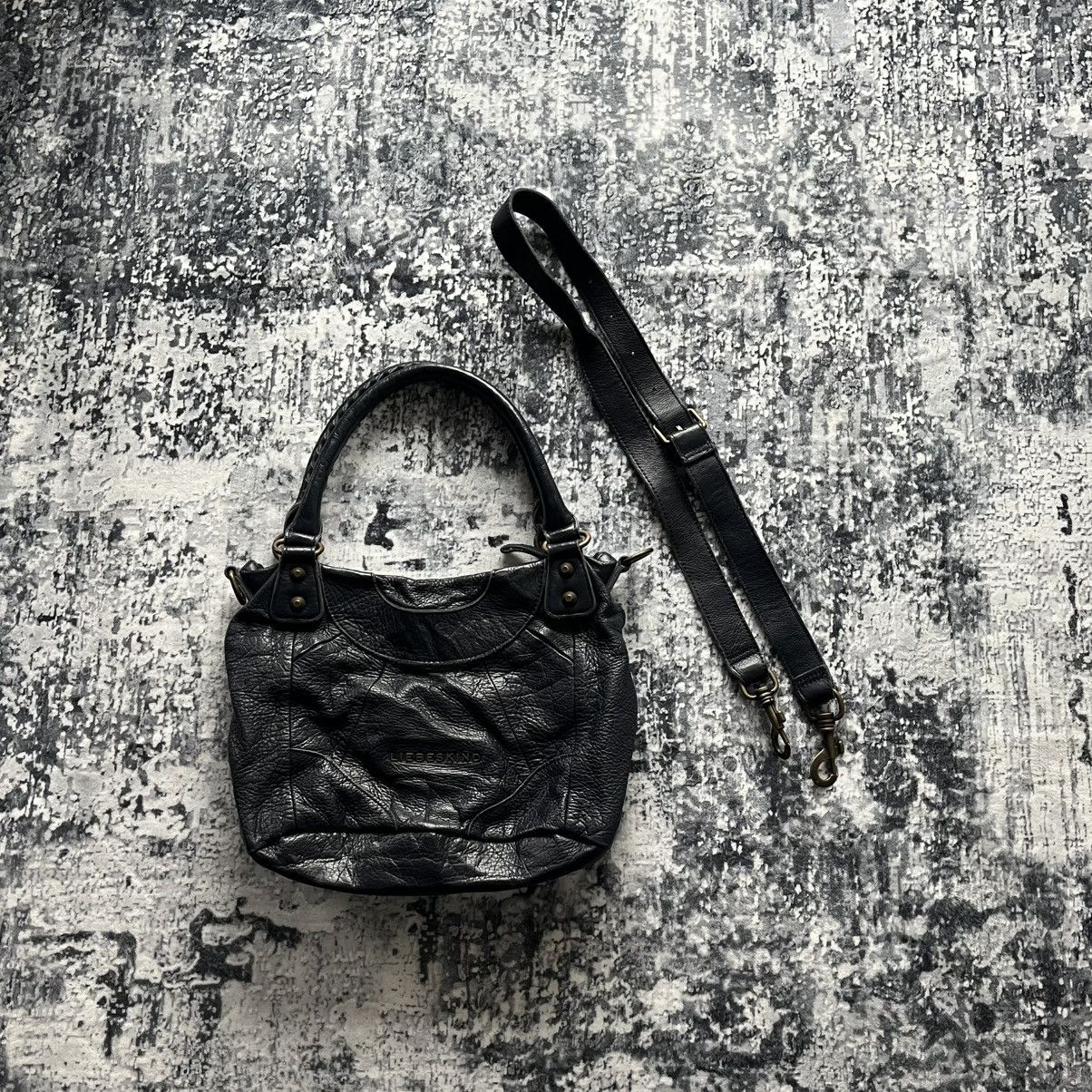 LIEBESKIND BERLIN Dark Navy Leather Shoulder Bag Liebeskind Berlin Crossbody Size ONE SIZE - 5 Thumbnail