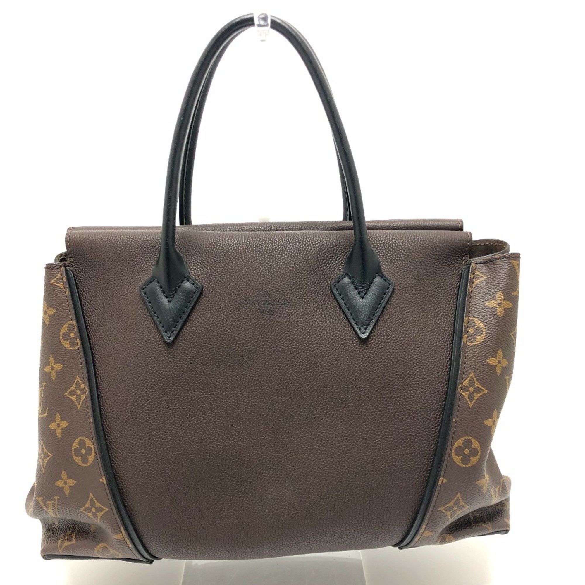 LOUIS VUITTON M41061 Monogram Tote W PM Bag Handbag Canvas Women's Chocolate Brown