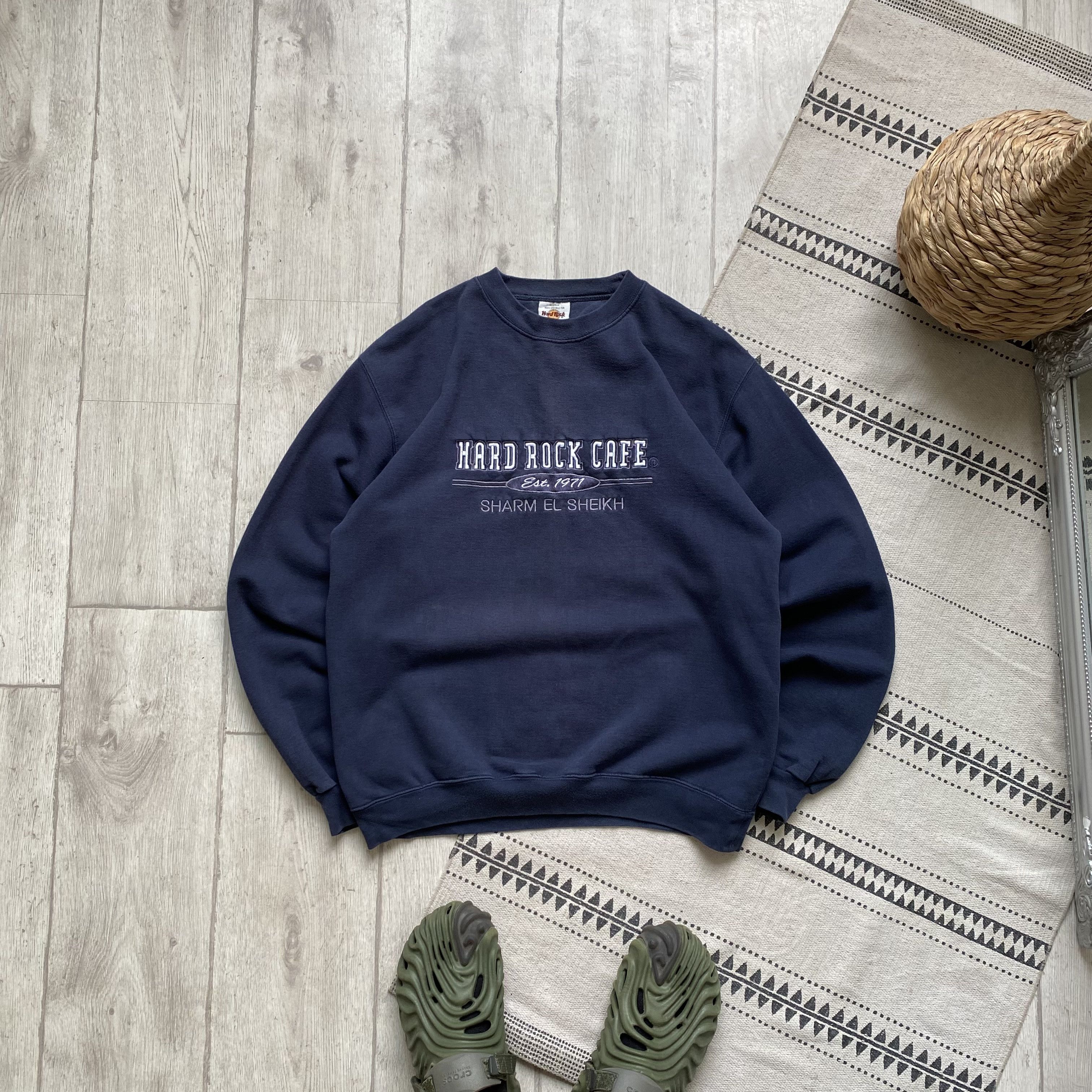 Hard Rock Cafe Vintage 90s Hard Rock Cafe Sweatshirt Center logo Size US M / EU 48-50 / 2 - 1 Thumbnail