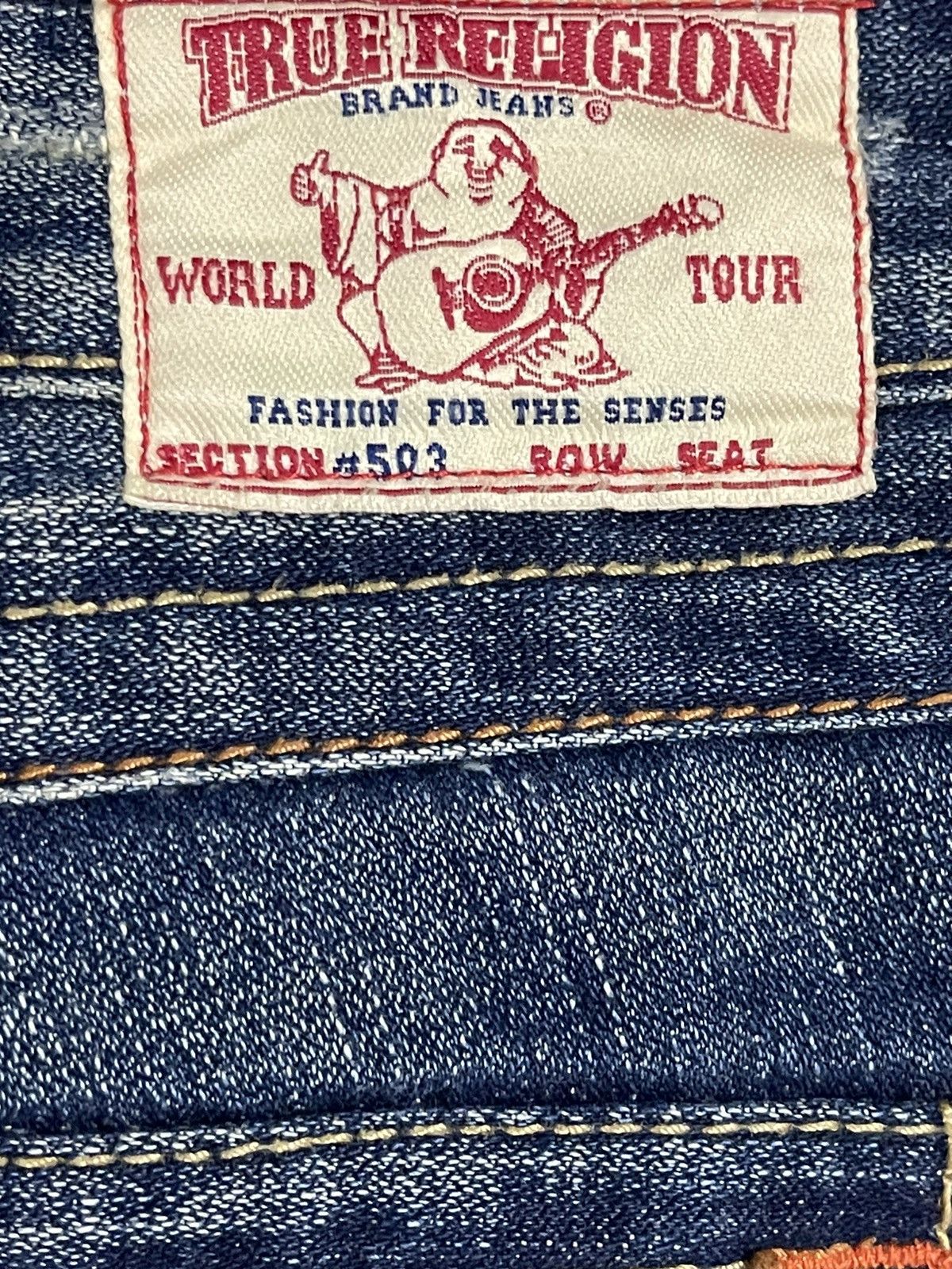 True Religion Vintage True Religion Blue Wash Distressed Bootcut Jeans Size US 28 / EU 44 - 8 Thumbnail