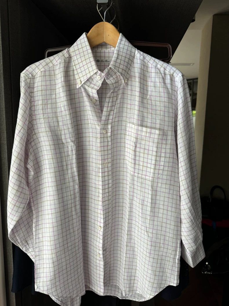 Loro Piana LORO PIANA Flaxen shirt Size US L / EU 52-54 / 3 - 1 Thumbnail