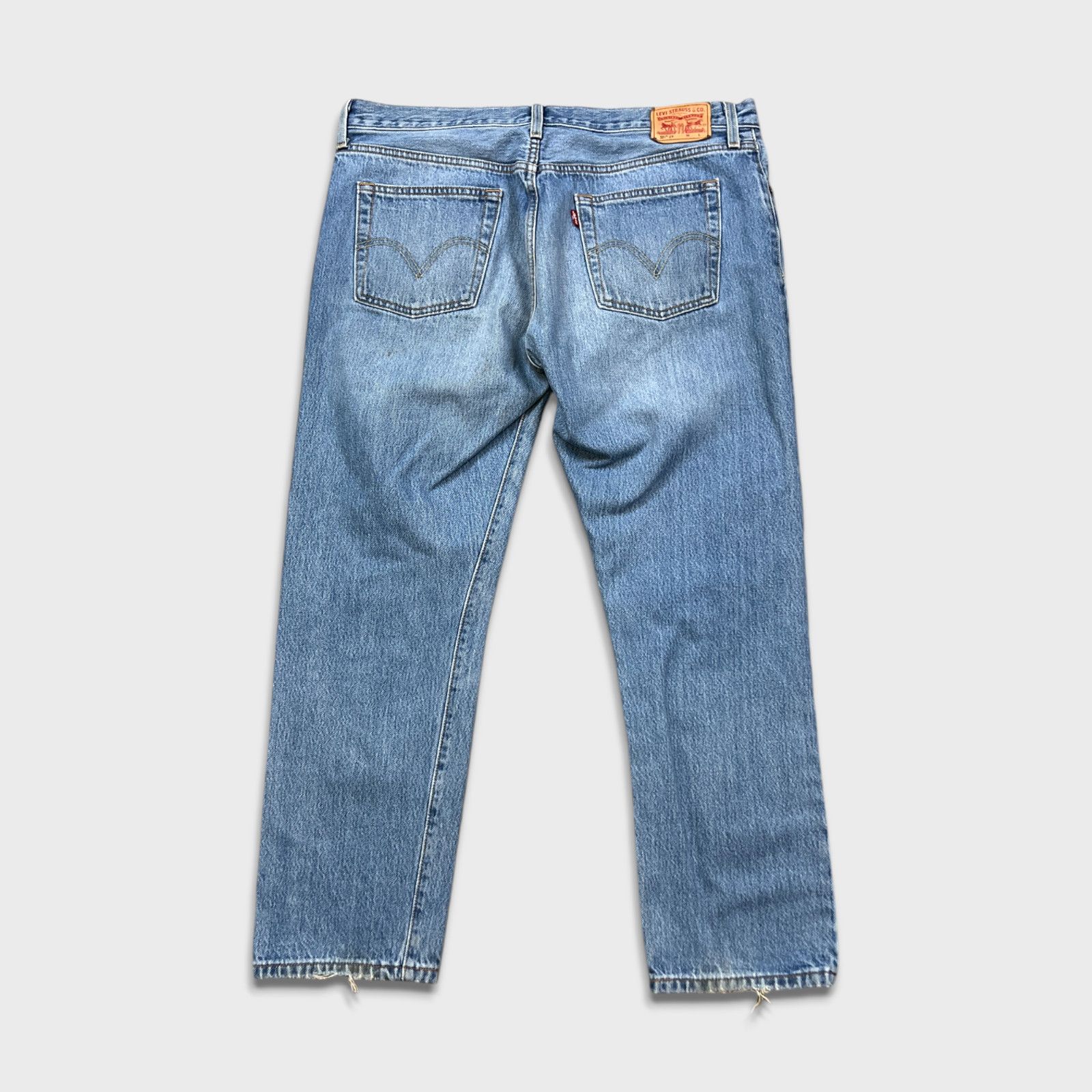 Levi's × Vintage Levi's 501 CT Jeans 36x28 Customized Taper Distressed Denim Size US 36 / EU 52 - 5 Thumbnail
