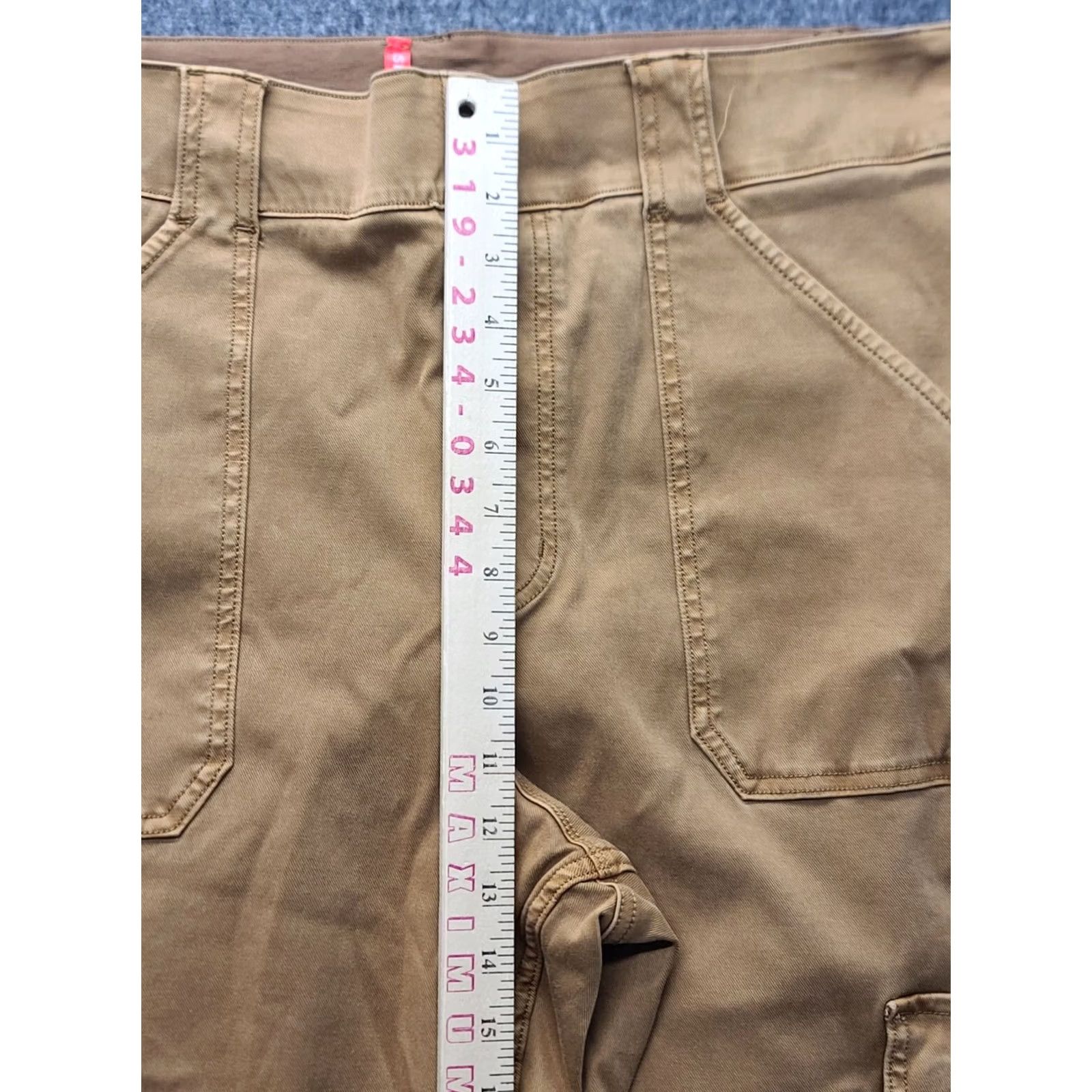 Spanx Spanx Pants Womens 2XL Stretch Twill Ankle Cargo High Rise Tapered Leg Size 40" / US 18 - 4 Thumbnail