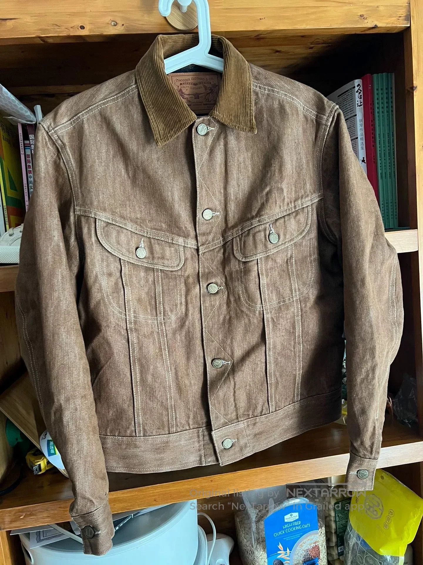 zerrows Zwodder 16OZ Denim Storm Rider Jacket. Size US S / EU 44-46 / 1 - 2 Thumbnail