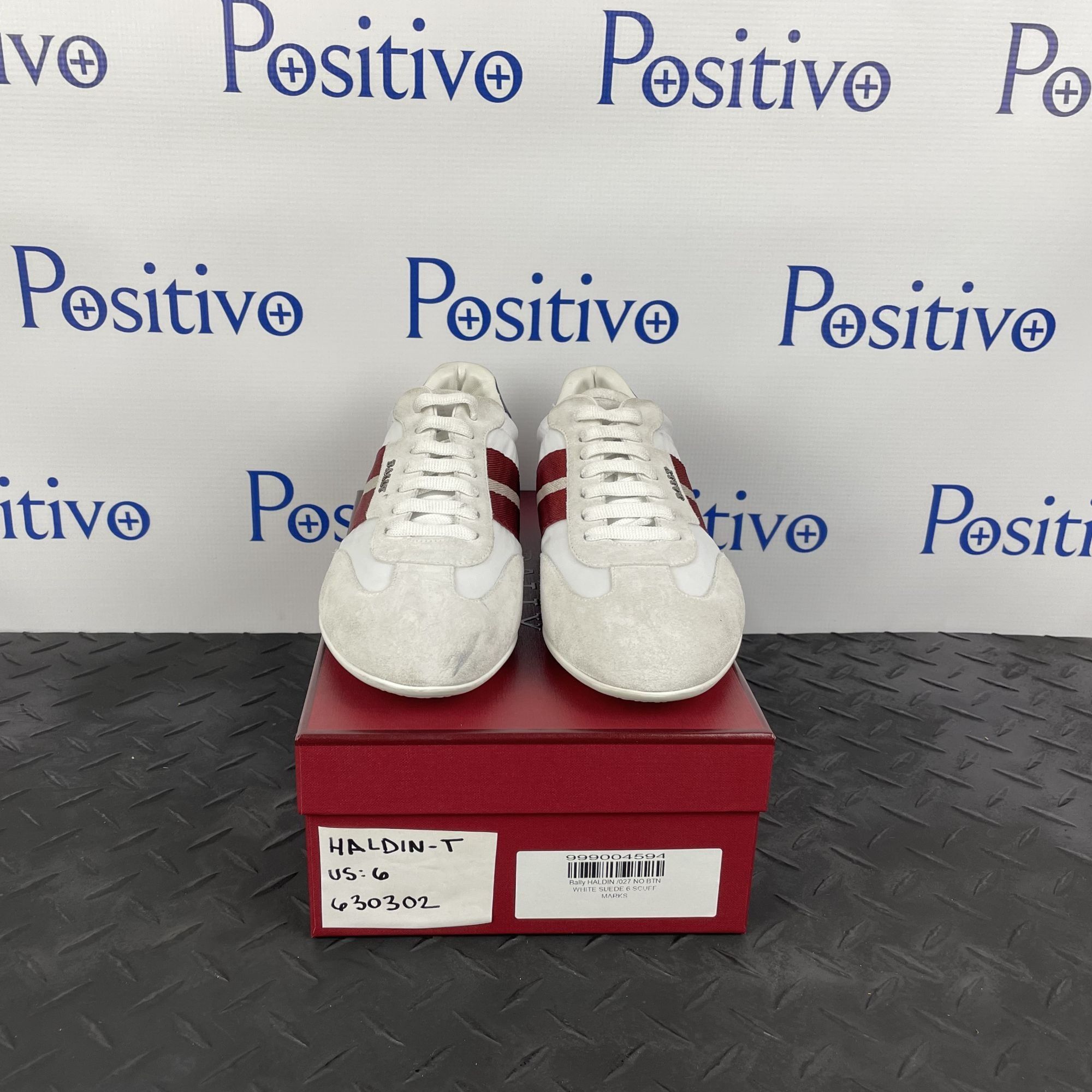 Bally Bally Haldin White Suede Low Top Sneakers US 6 w/ Defect Size US 6 / EU 39 - 9 Thumbnail