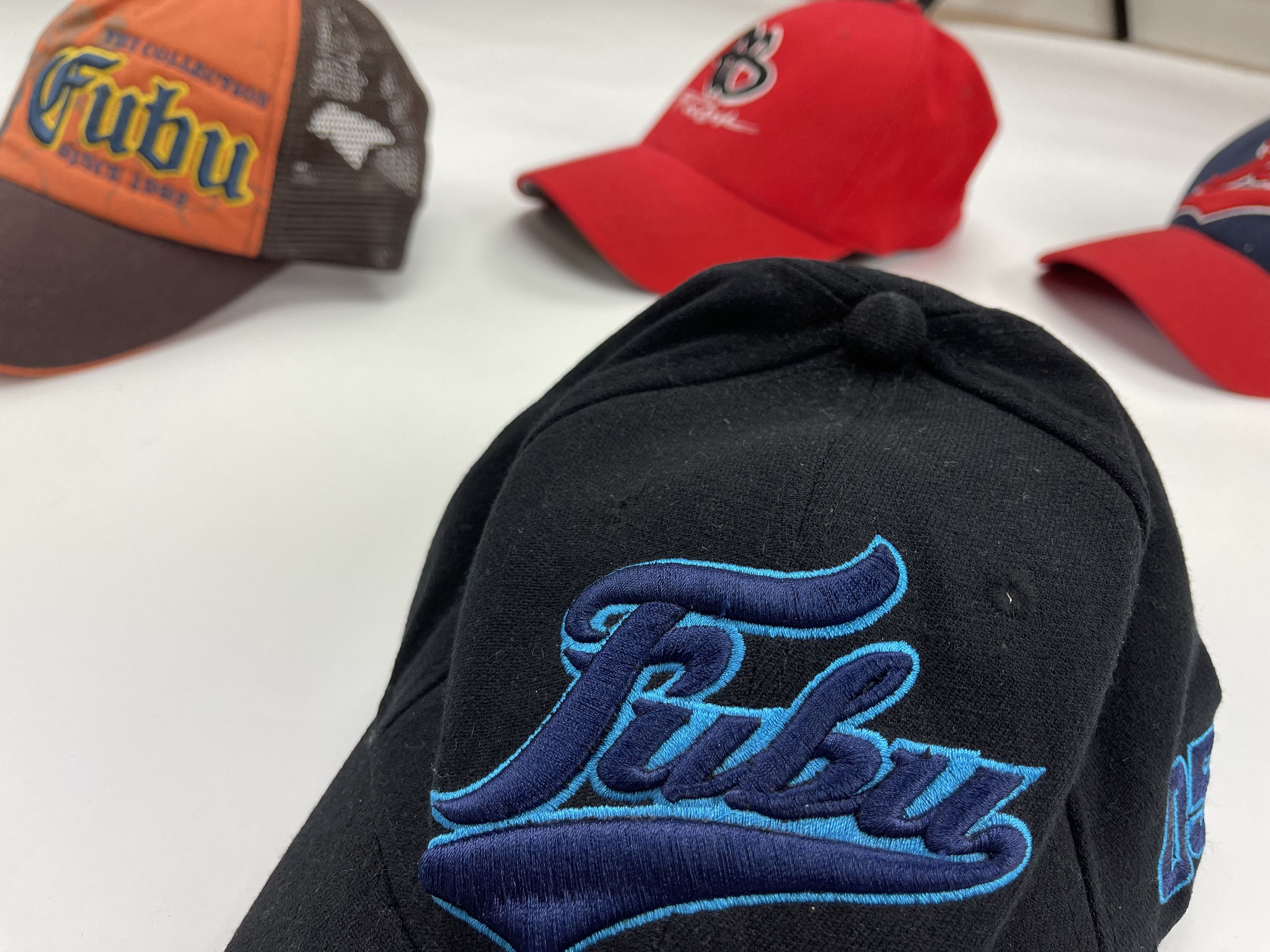 Fubu Fubu snapback, vintage hip hop hat, 90s hip-hop, 1990s Size ONE SIZE - 6 Thumbnail